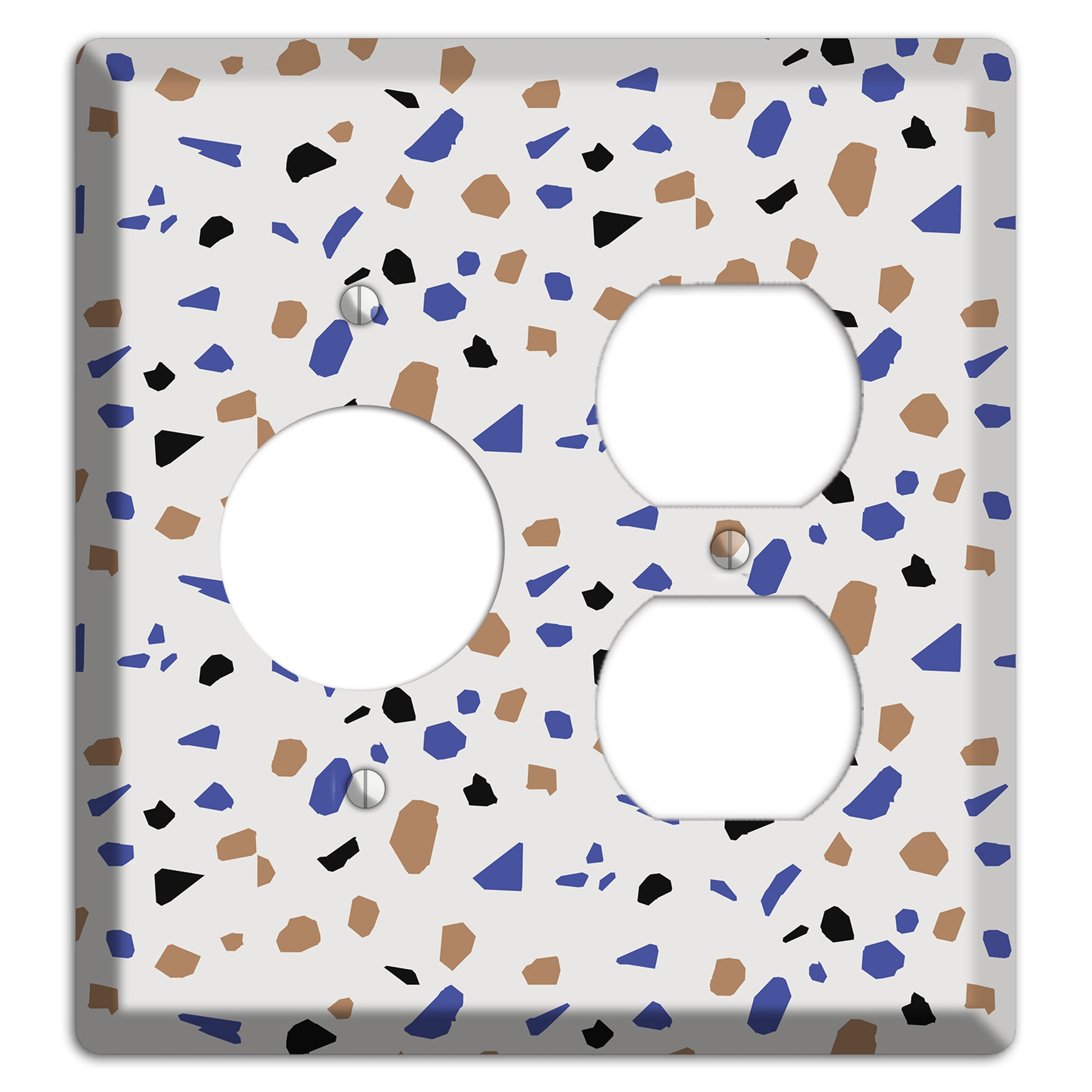 Retro Pop Terrazzo Receptacle / Duplex Wallplate