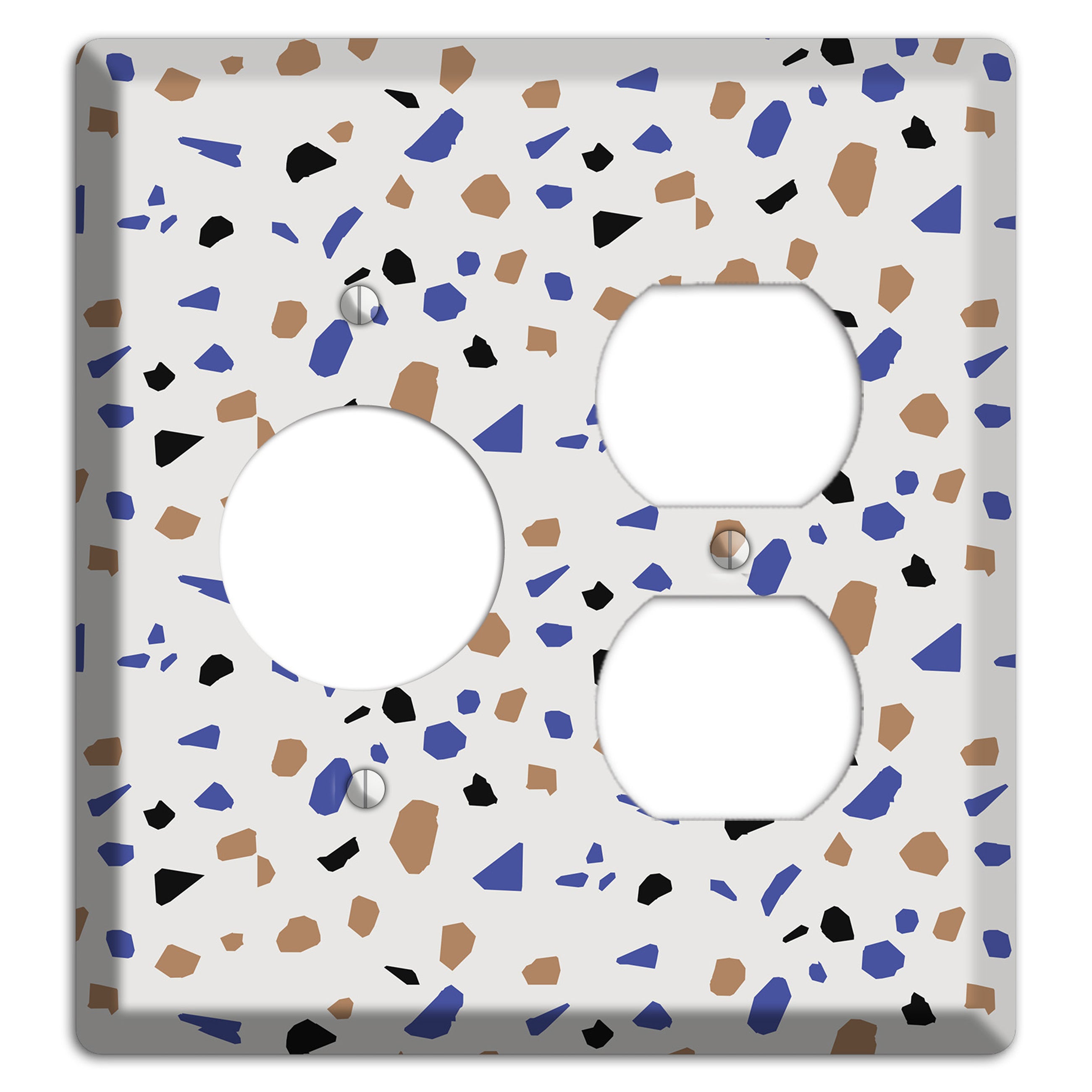 Retro Pop Terrazzo Receptacle / Duplex Wallplate
