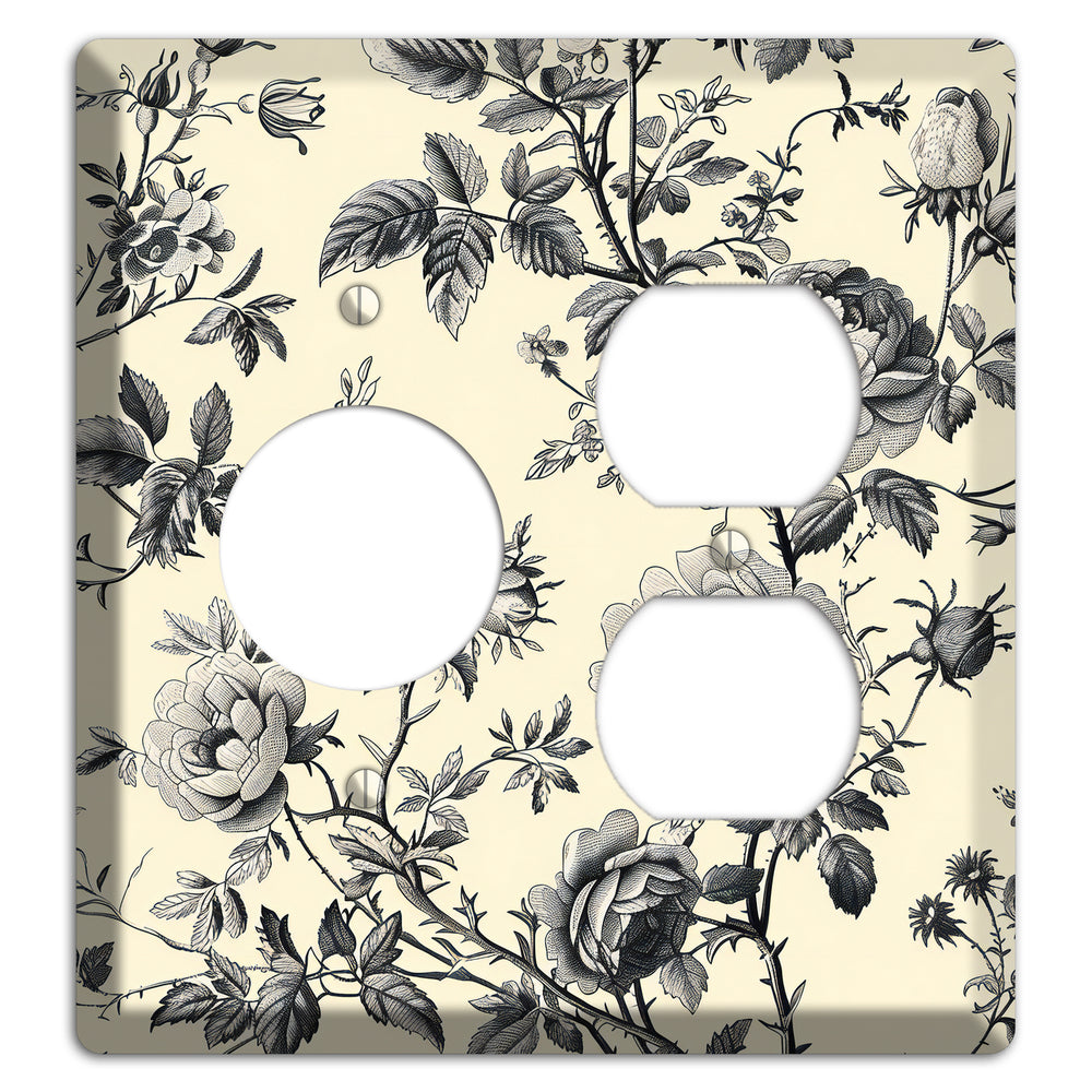 Thorned Reverie Receptacle / Duplex Wallplate