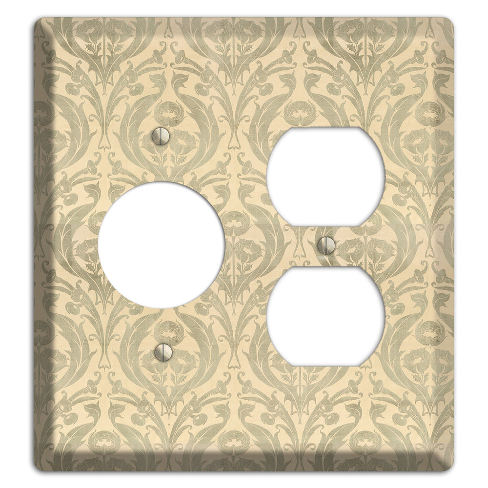 Whispered Thistle Receptacle / Duplex Wallplate