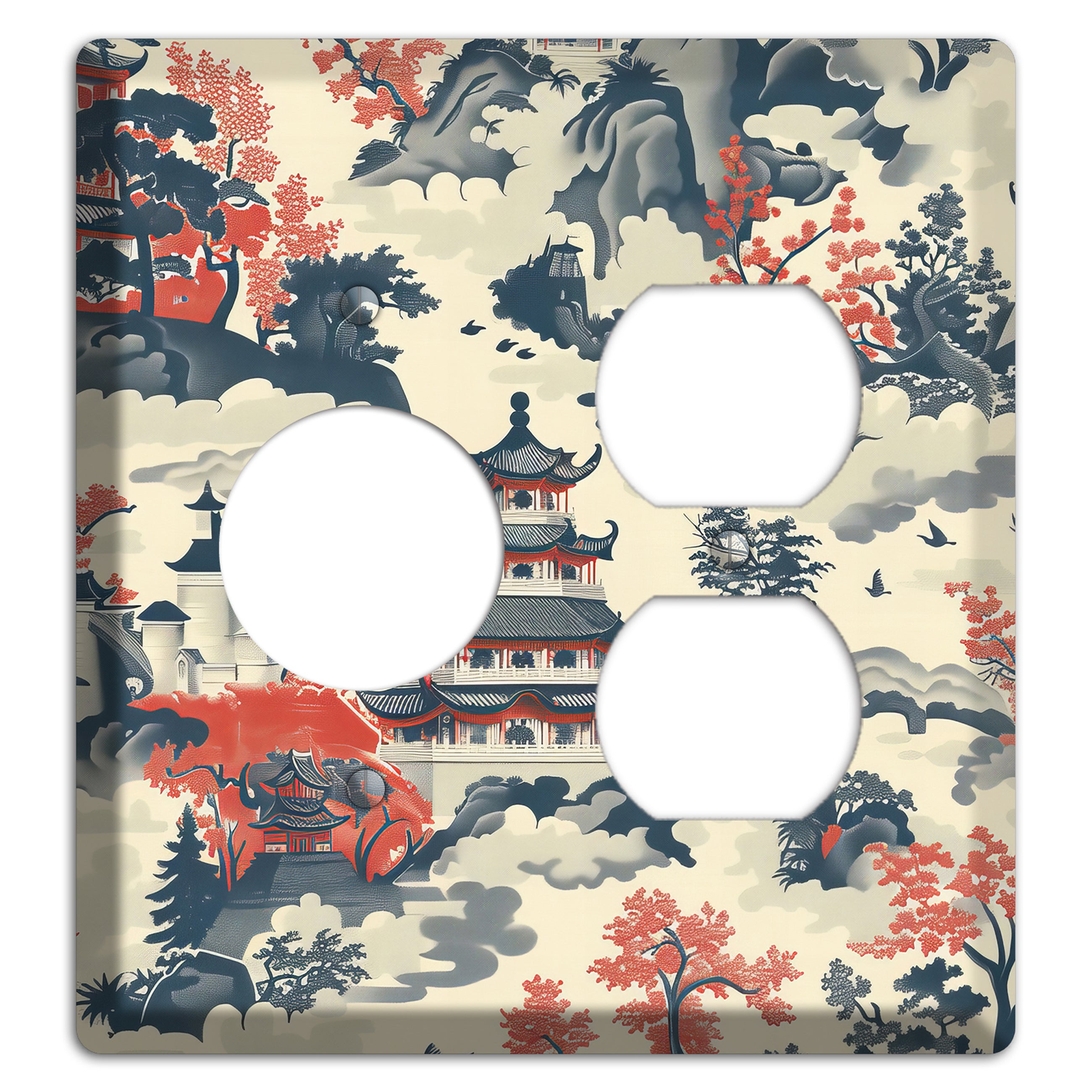 Ink & Ember Pagoda Receptacle / Duplex Wallplate