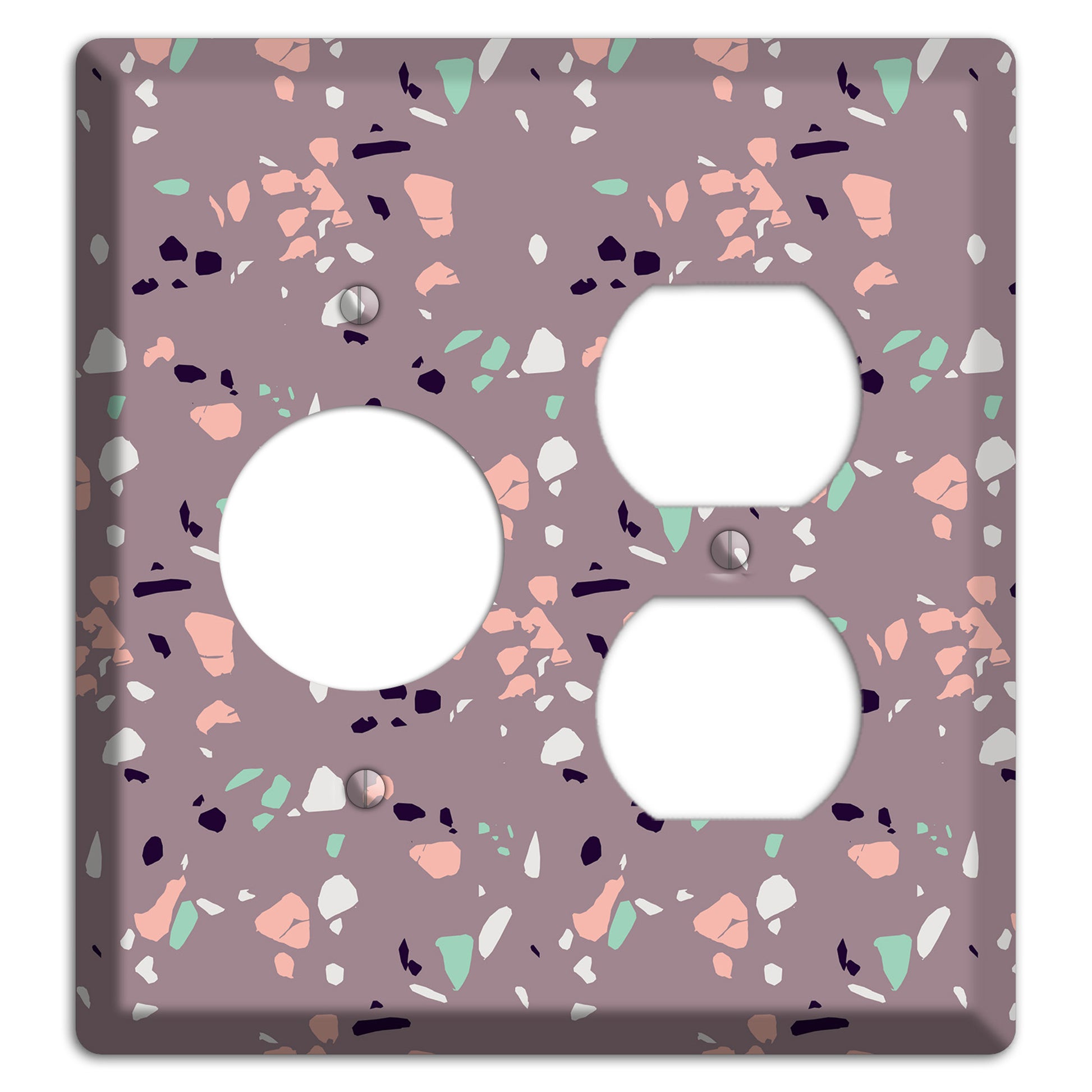 Orchid Dust Receptacle / Duplex Wallplate