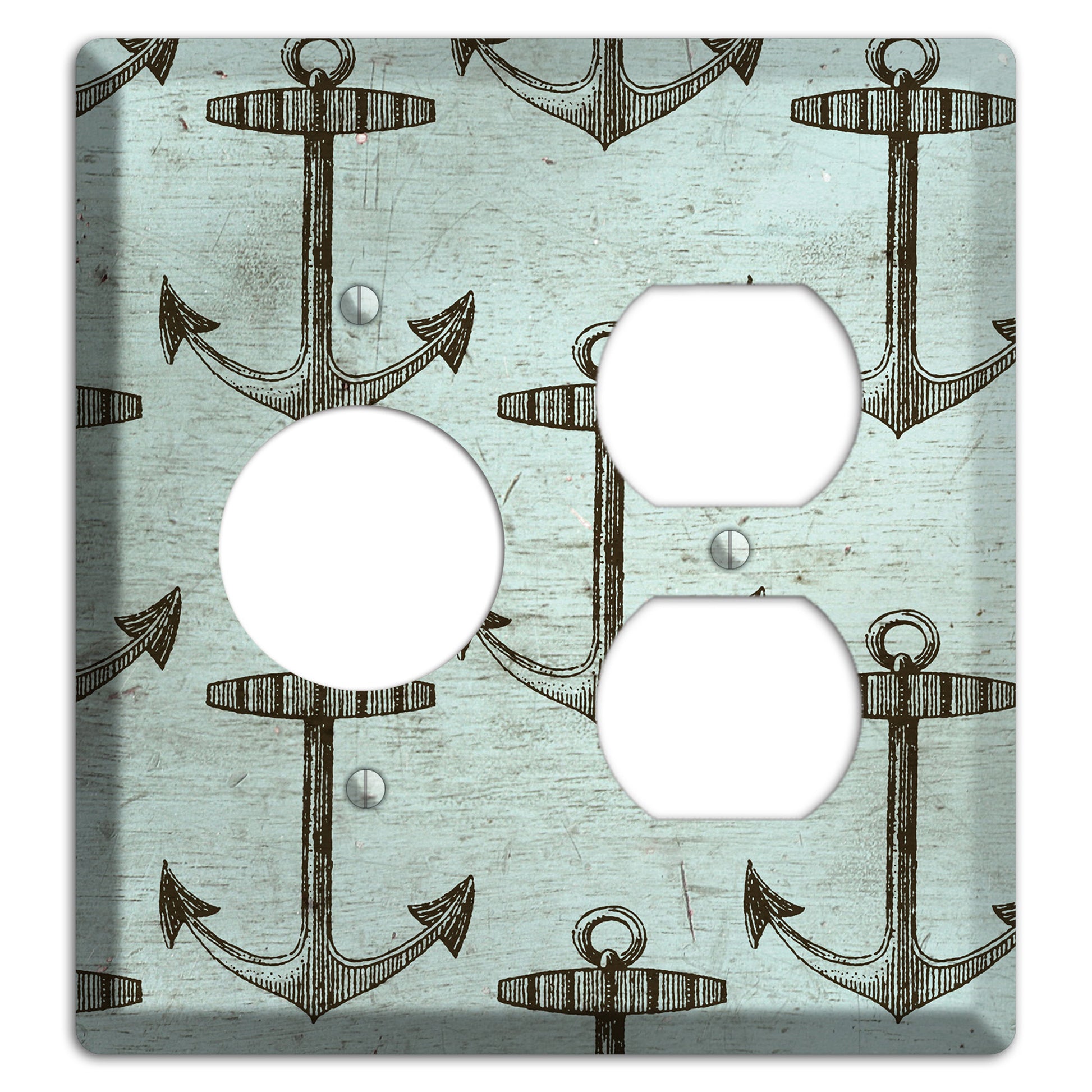 Anchored in Time Receptacle / Duplex Wallplate