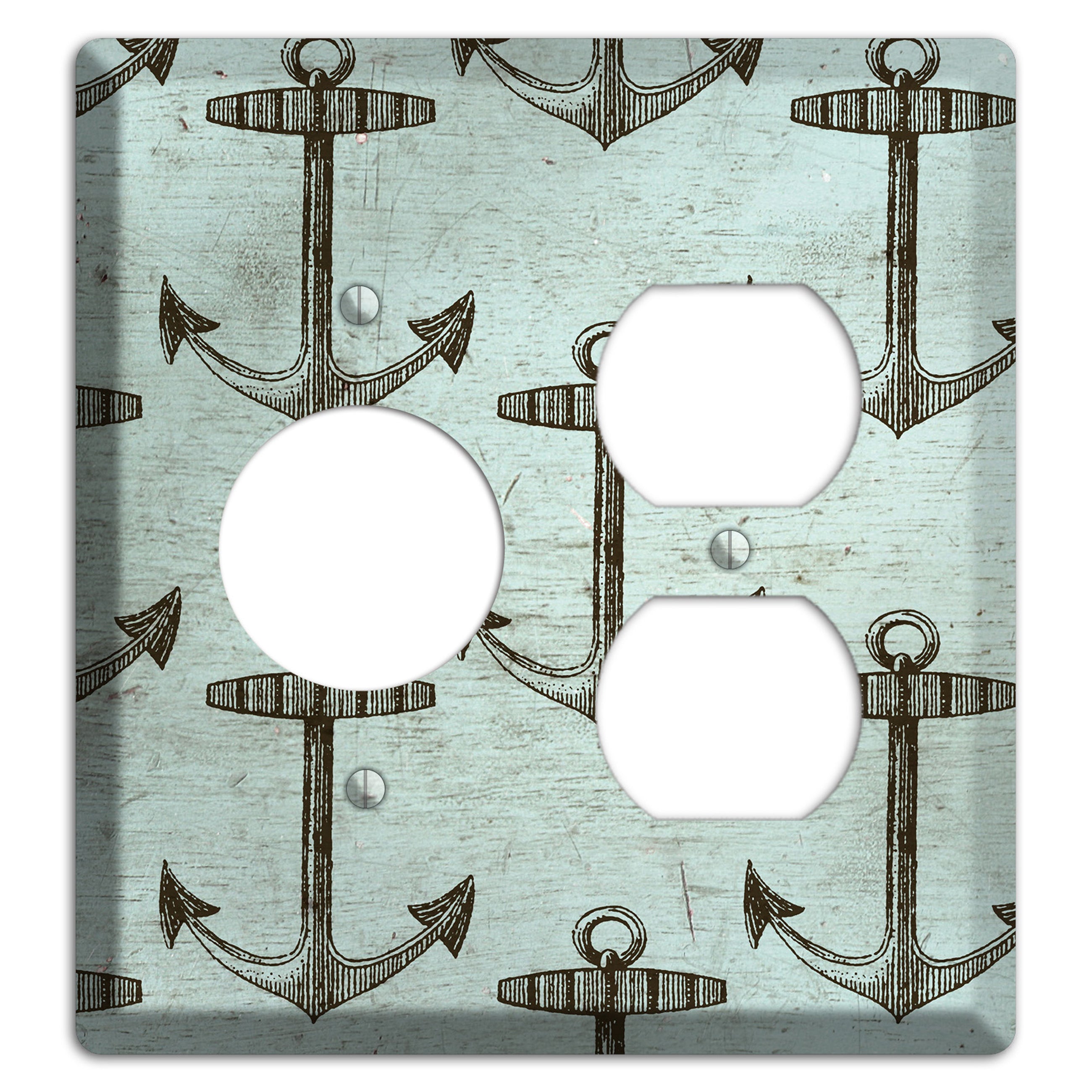 Anchored in Time Receptacle / Duplex Wallplate