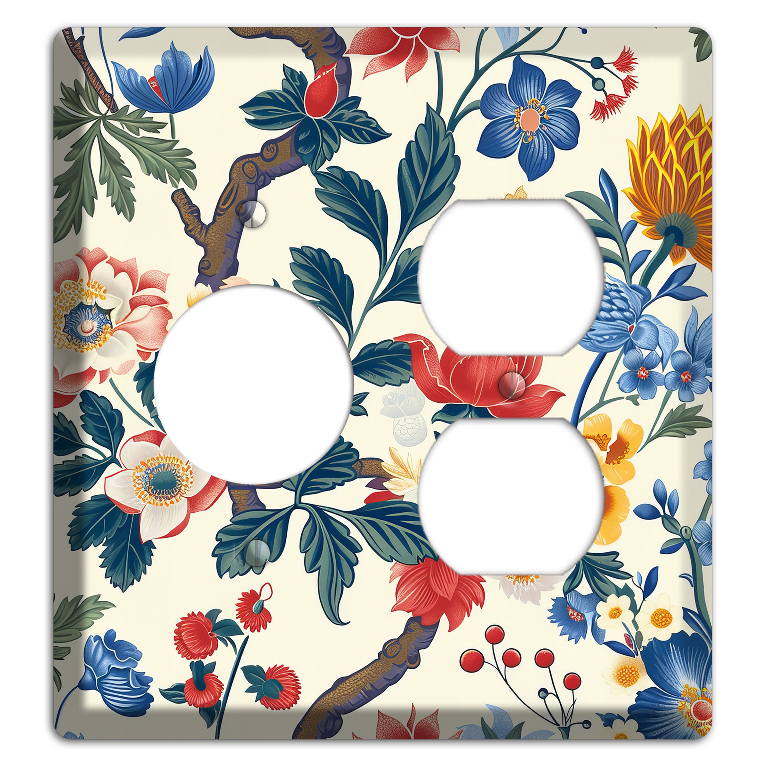 Cottage Garden Reverie Receptacle / Duplex Wallplate