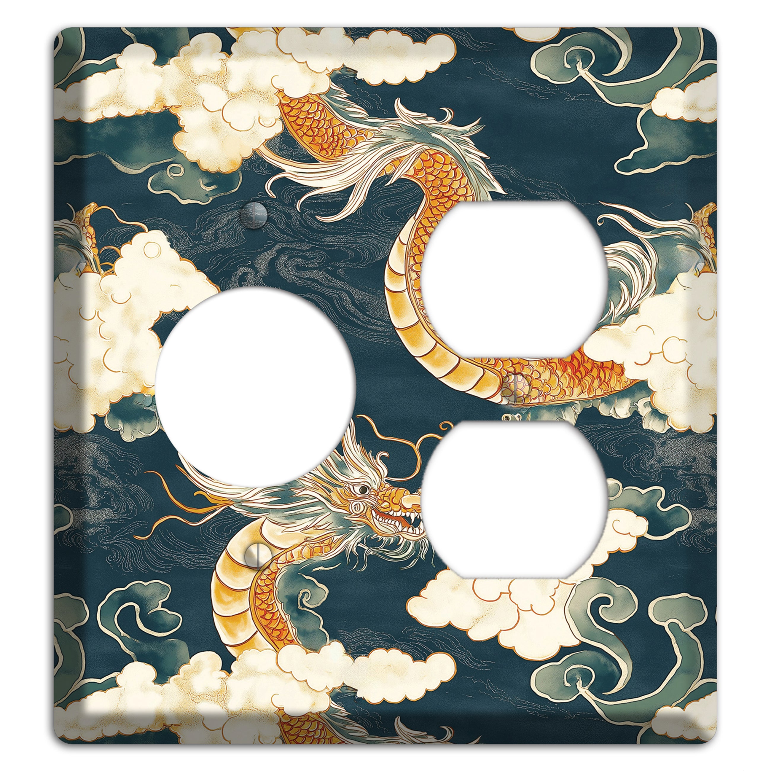 Celestial Serpent Sky Receptacle / Duplex Wallplate