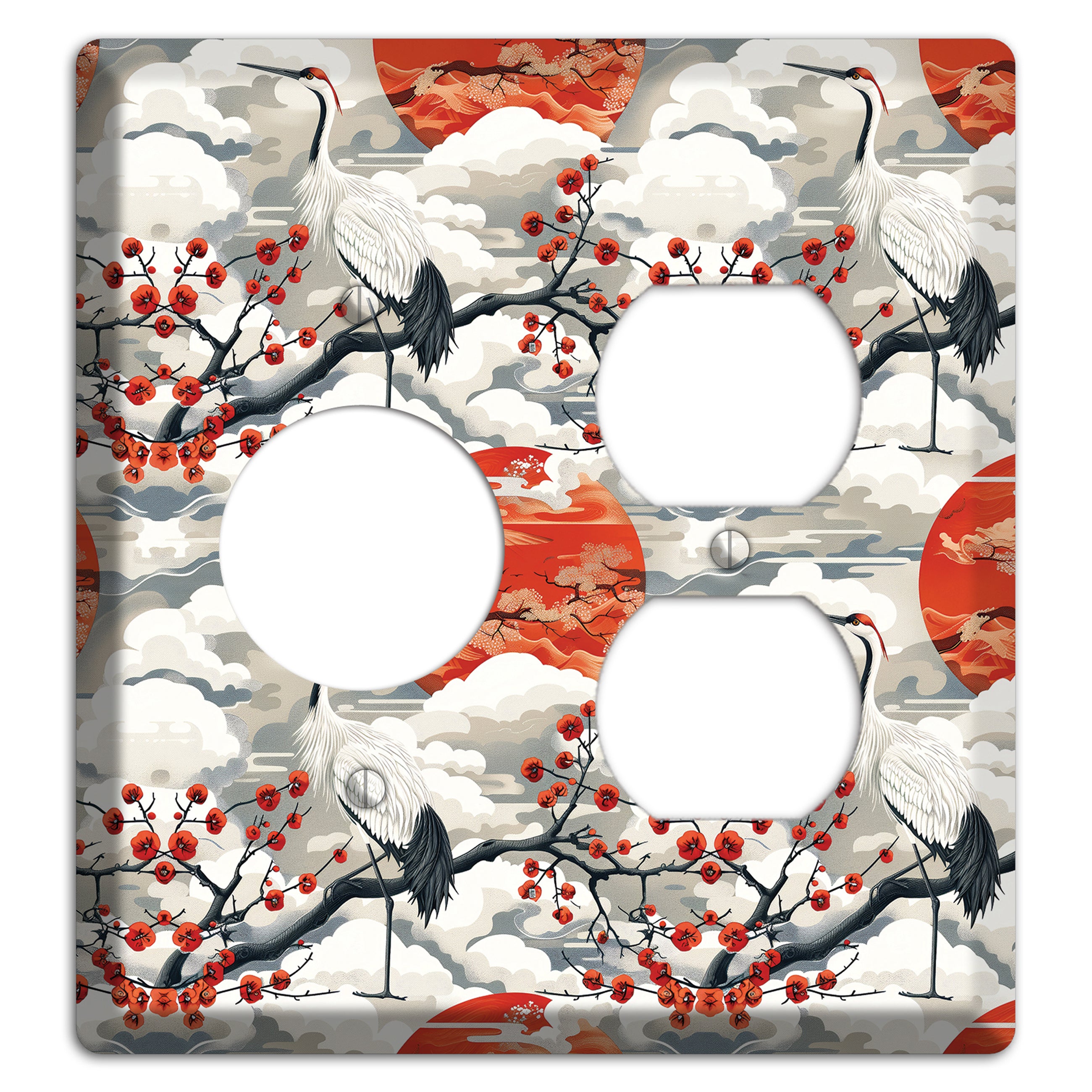 Vermillion Sun Rising Receptacle / Duplex Wallplate