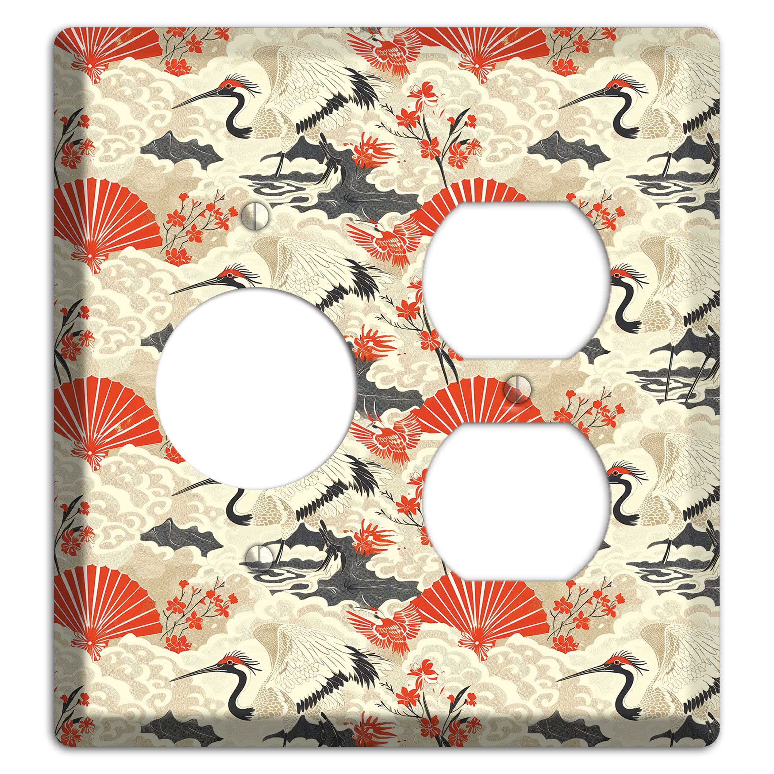 Vermillion Mist Reverie Receptacle / Duplex Wallplate