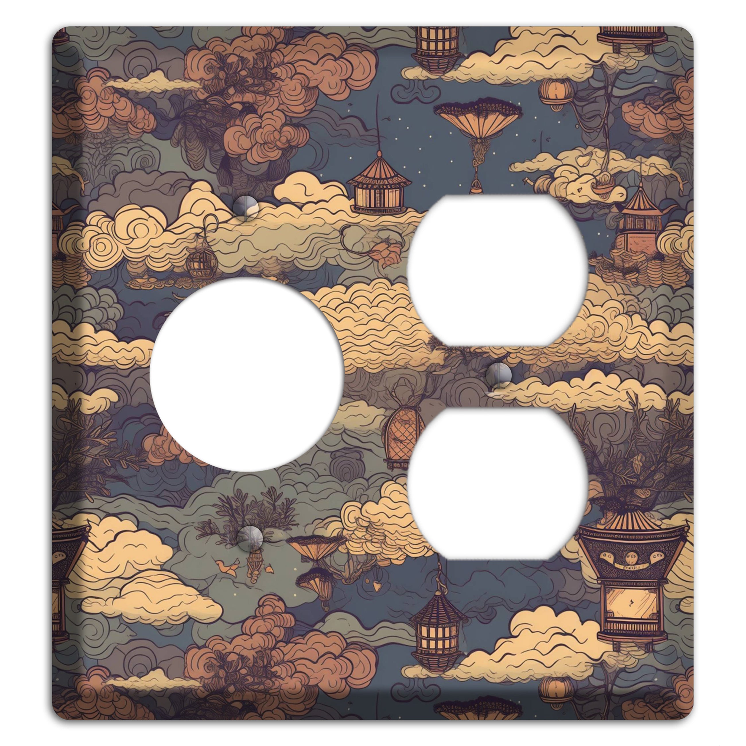Lantern Sky Realm Receptacle / Duplex Wallplate