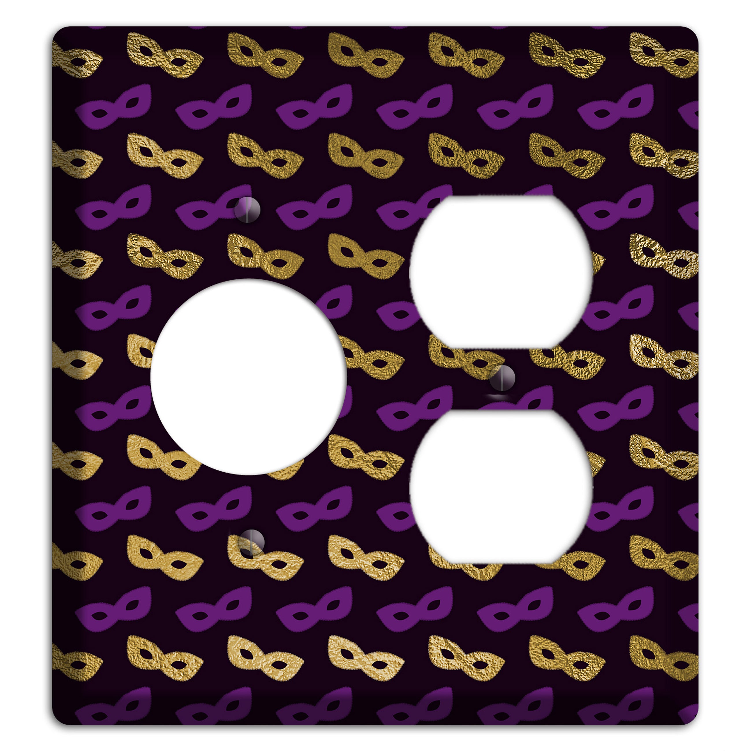 Midnight Masque Receptacle / Duplex Wallplate
