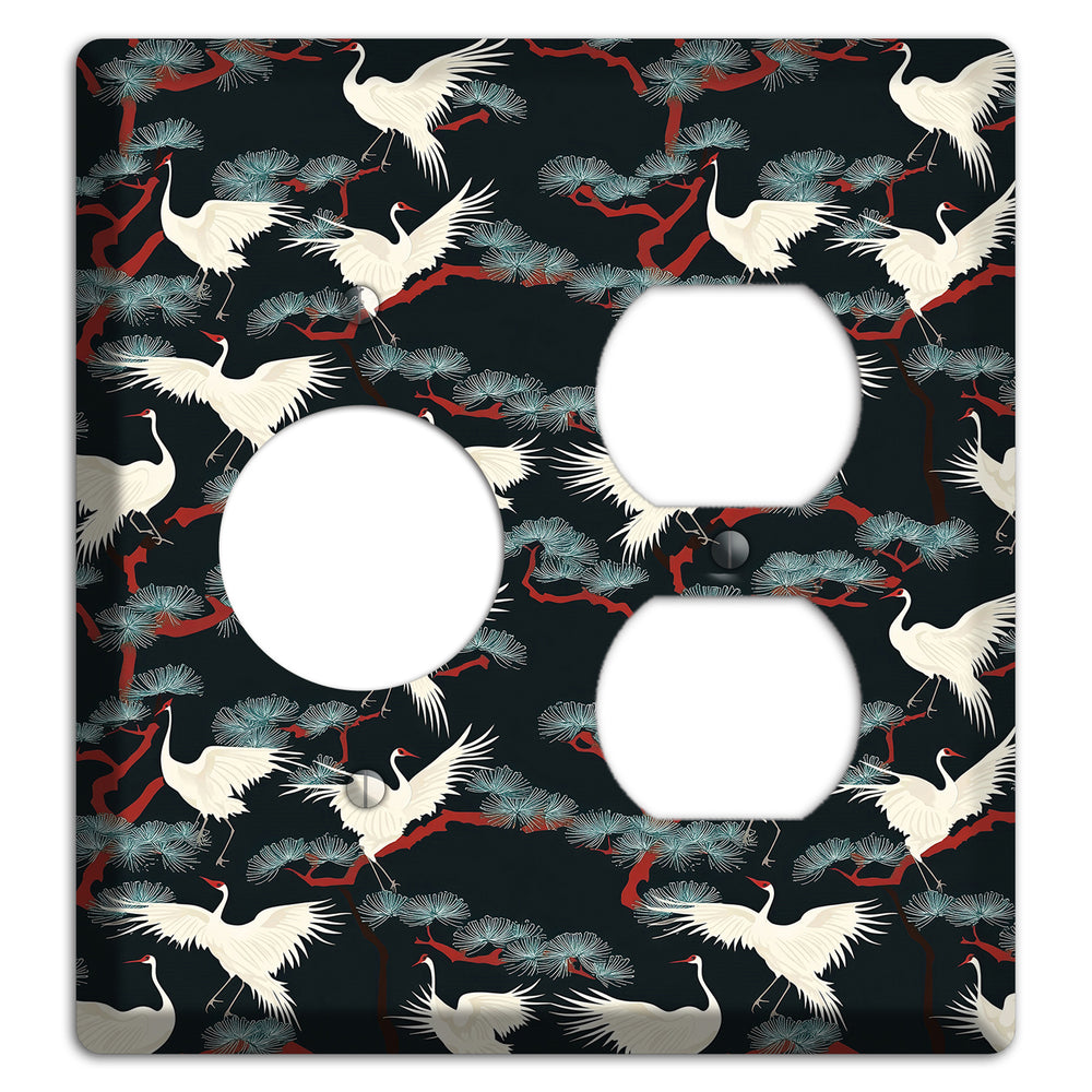 Obsidian Pine Vigil Receptacle / Duplex Wallplate