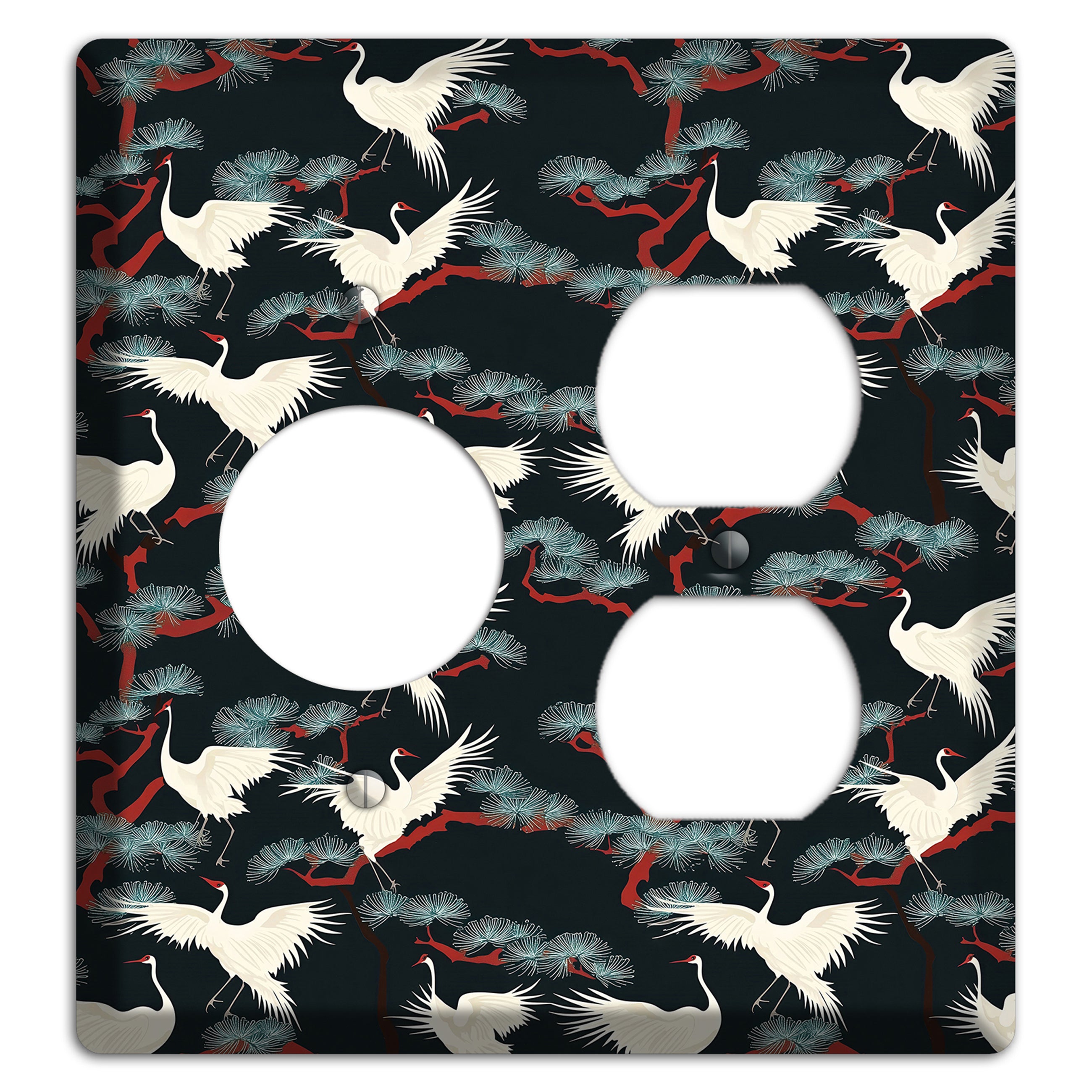 Obsidian Pine Vigil Receptacle / Duplex Wallplate