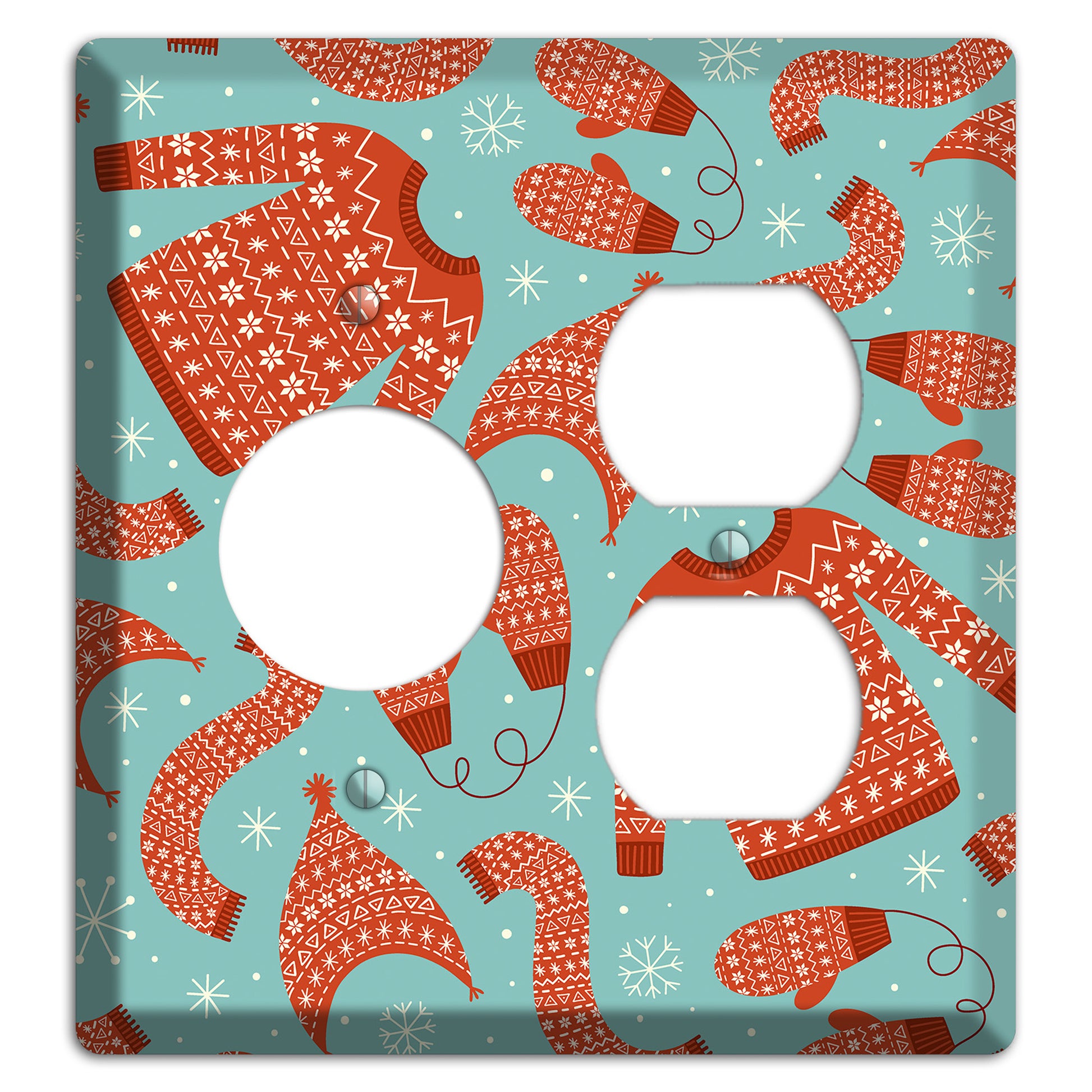 Cozy Knits & Mittens Receptacle / Duplex Wallplate