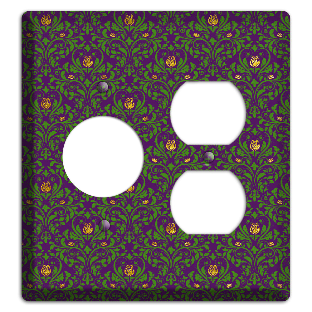 Jester‚Äôs Damask Receptacle / Duplex Wallplate