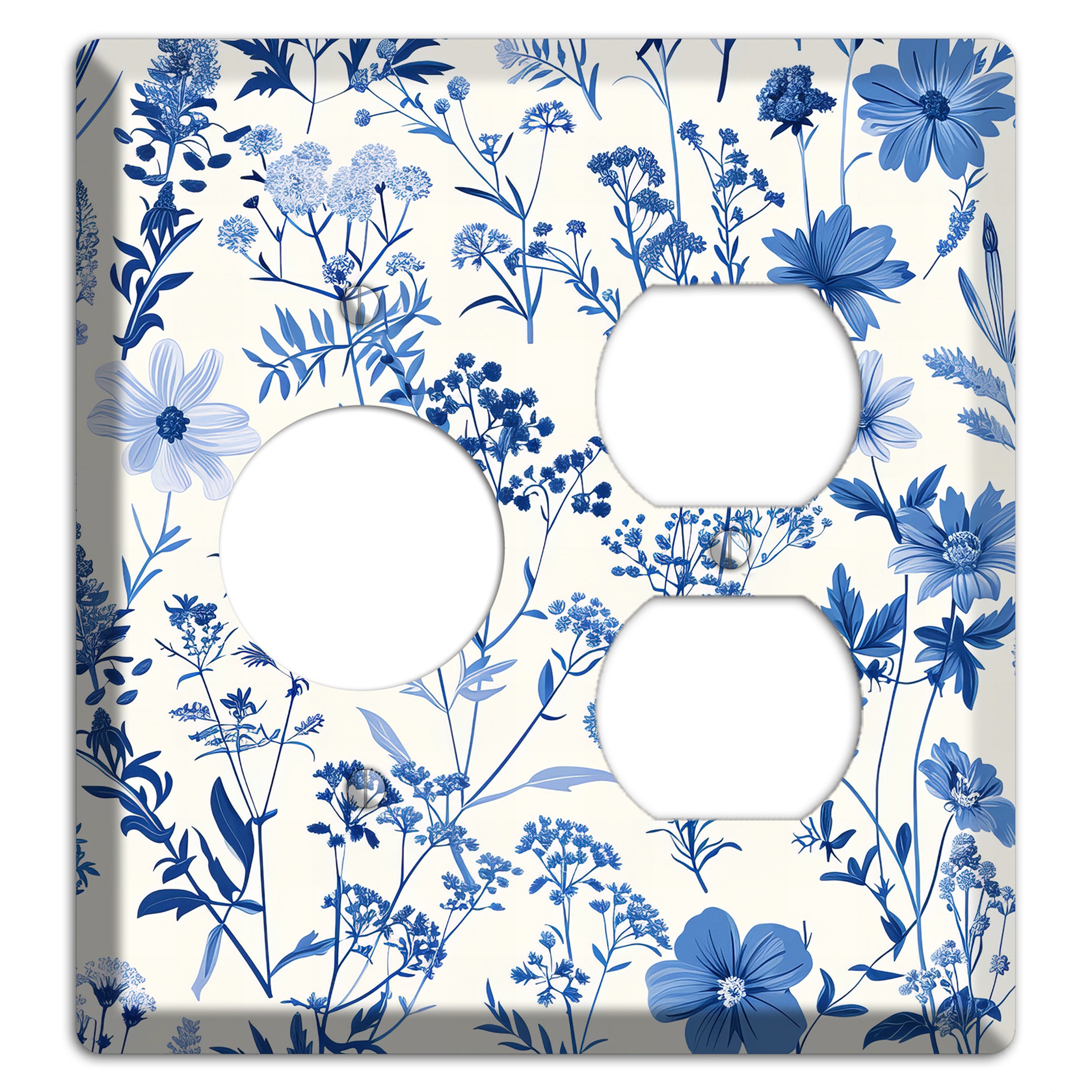 Meadow in Monochrome Receptacle / Duplex Wallplate