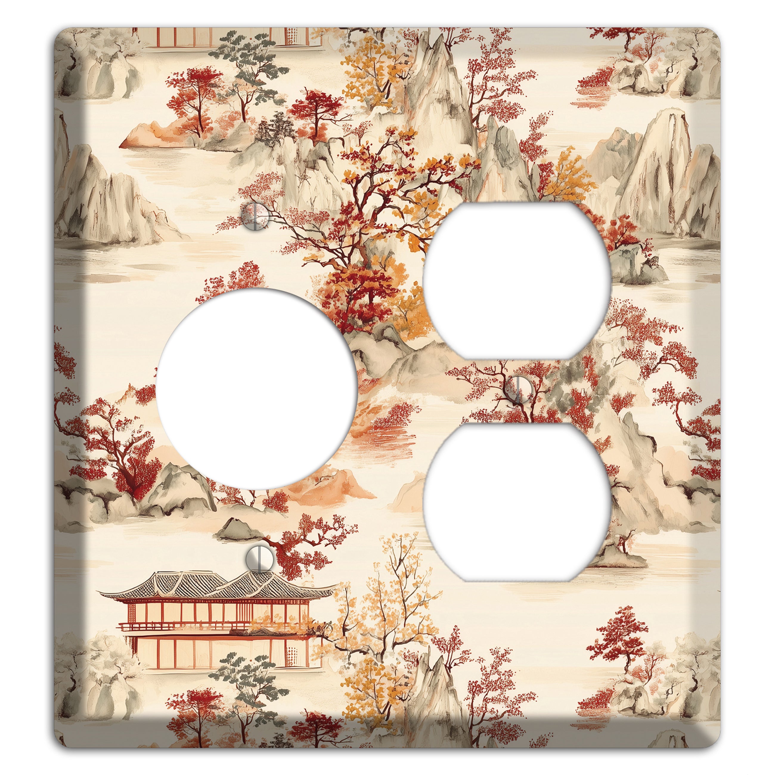 Mountain Autumn Reverie Receptacle / Duplex Wallplate