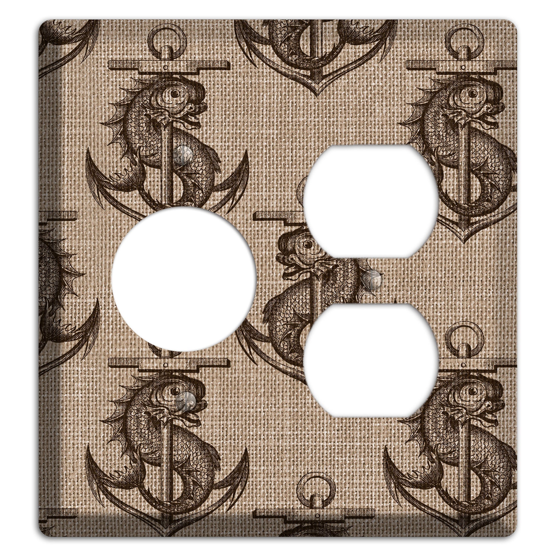 Anchor & Leviathan Receptacle / Duplex Wallplate