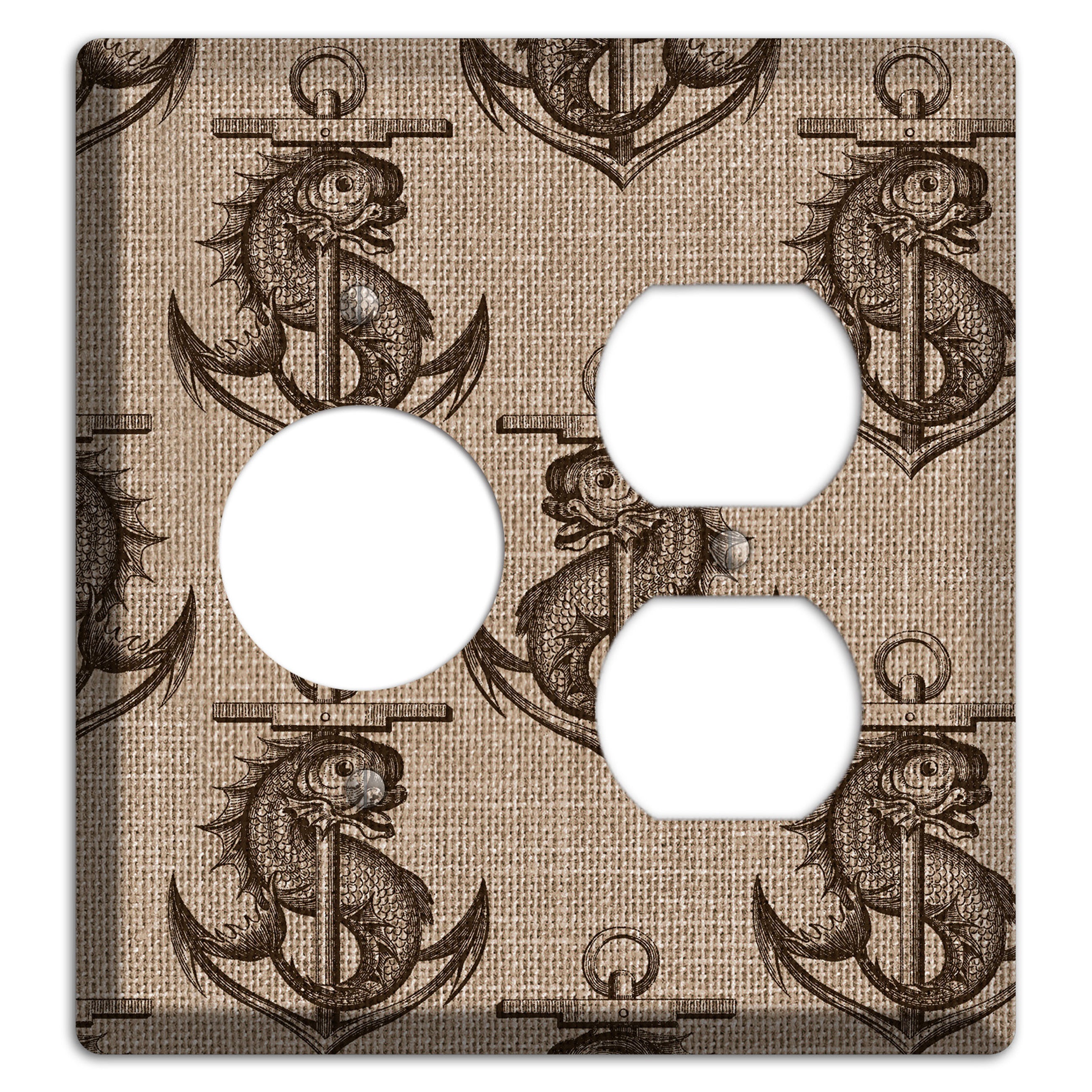 Anchor & Leviathan Receptacle / Duplex Wallplate