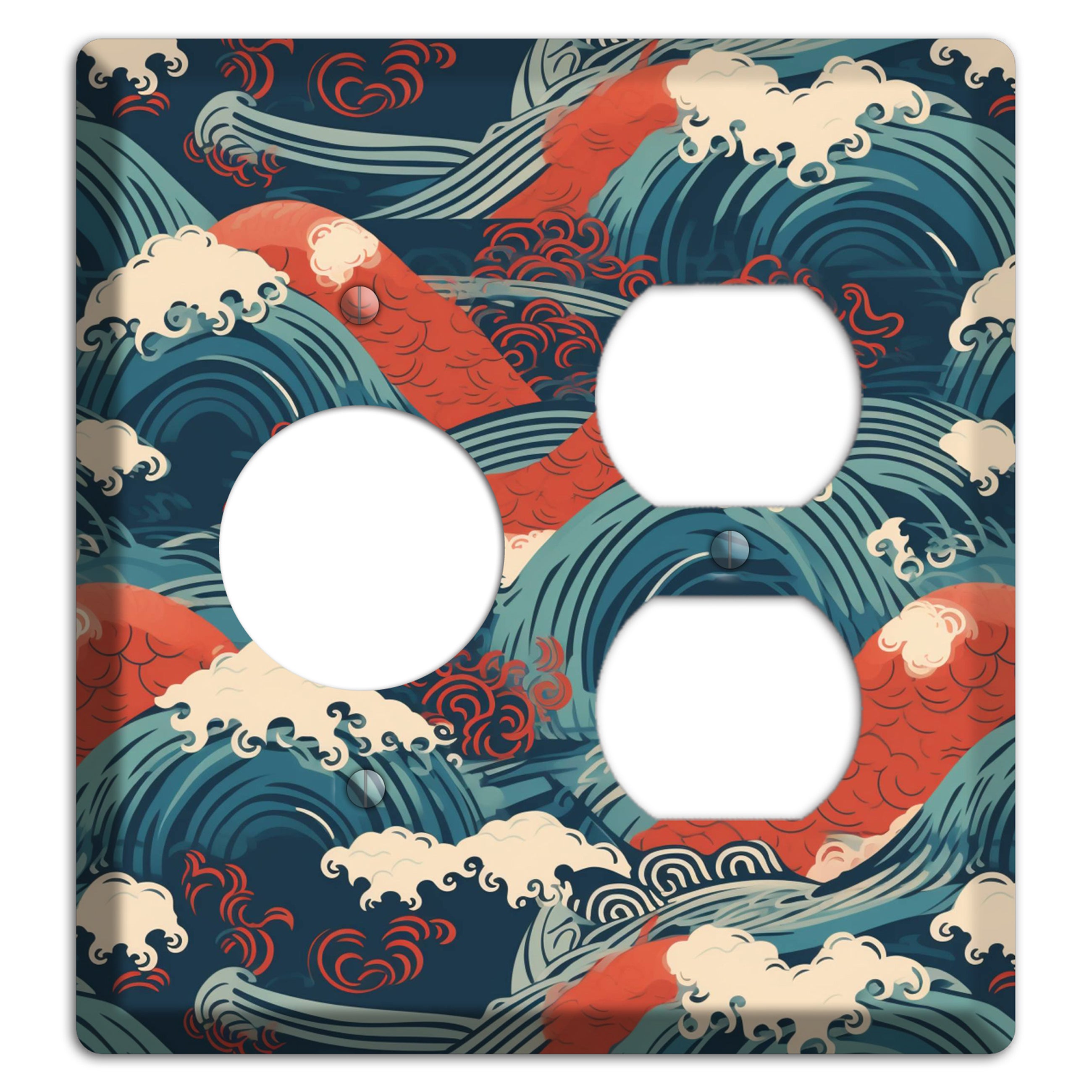 Koi & Tempest Receptacle / Duplex Wallplate
