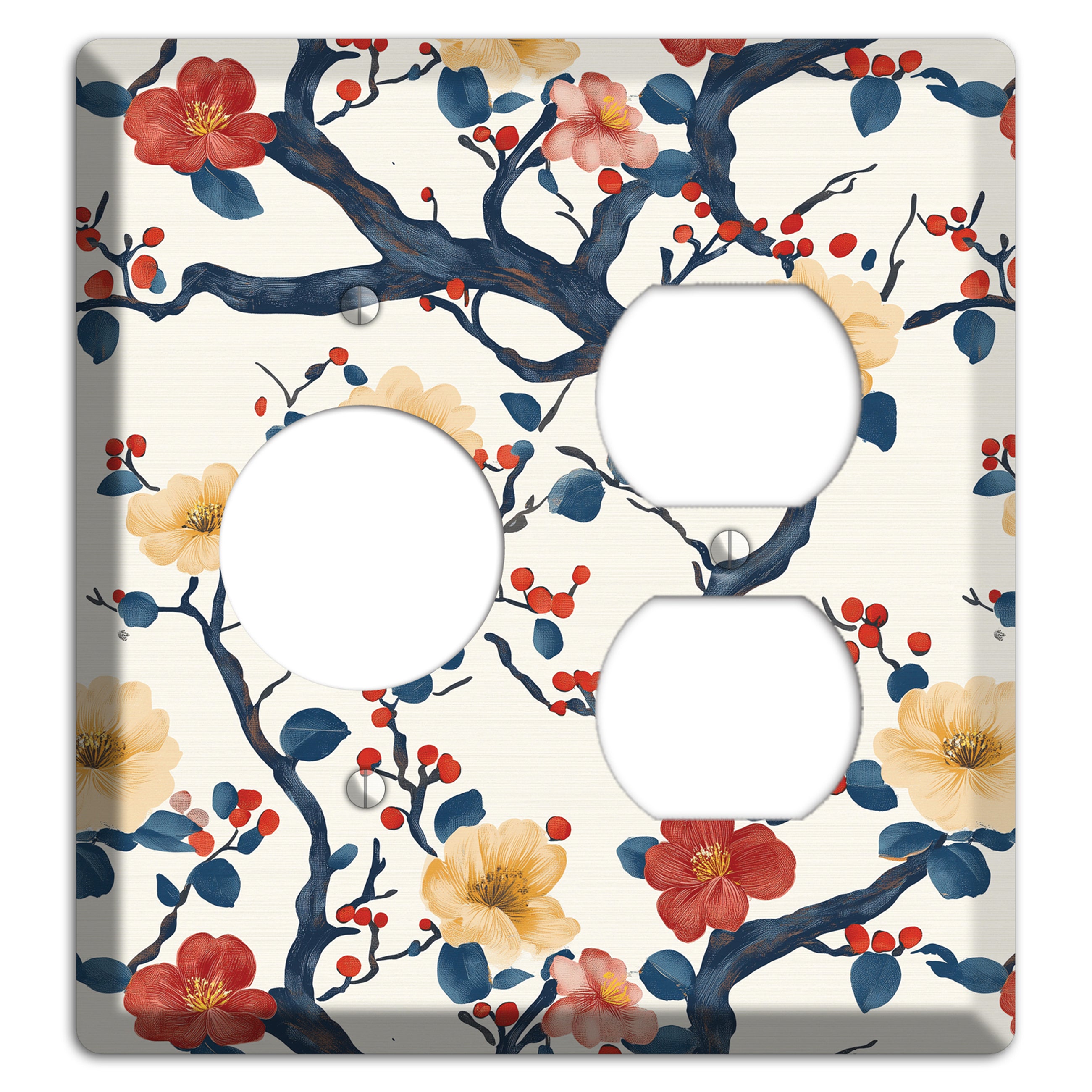 Berry Branch Reverie Receptacle / Duplex Wallplate