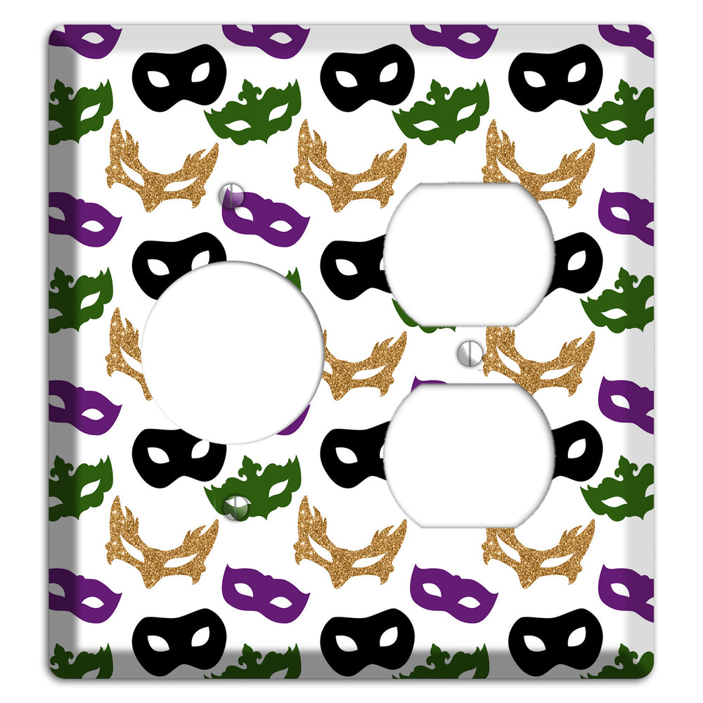 Masquerade Mosaic Receptacle / Duplex Wallplate
