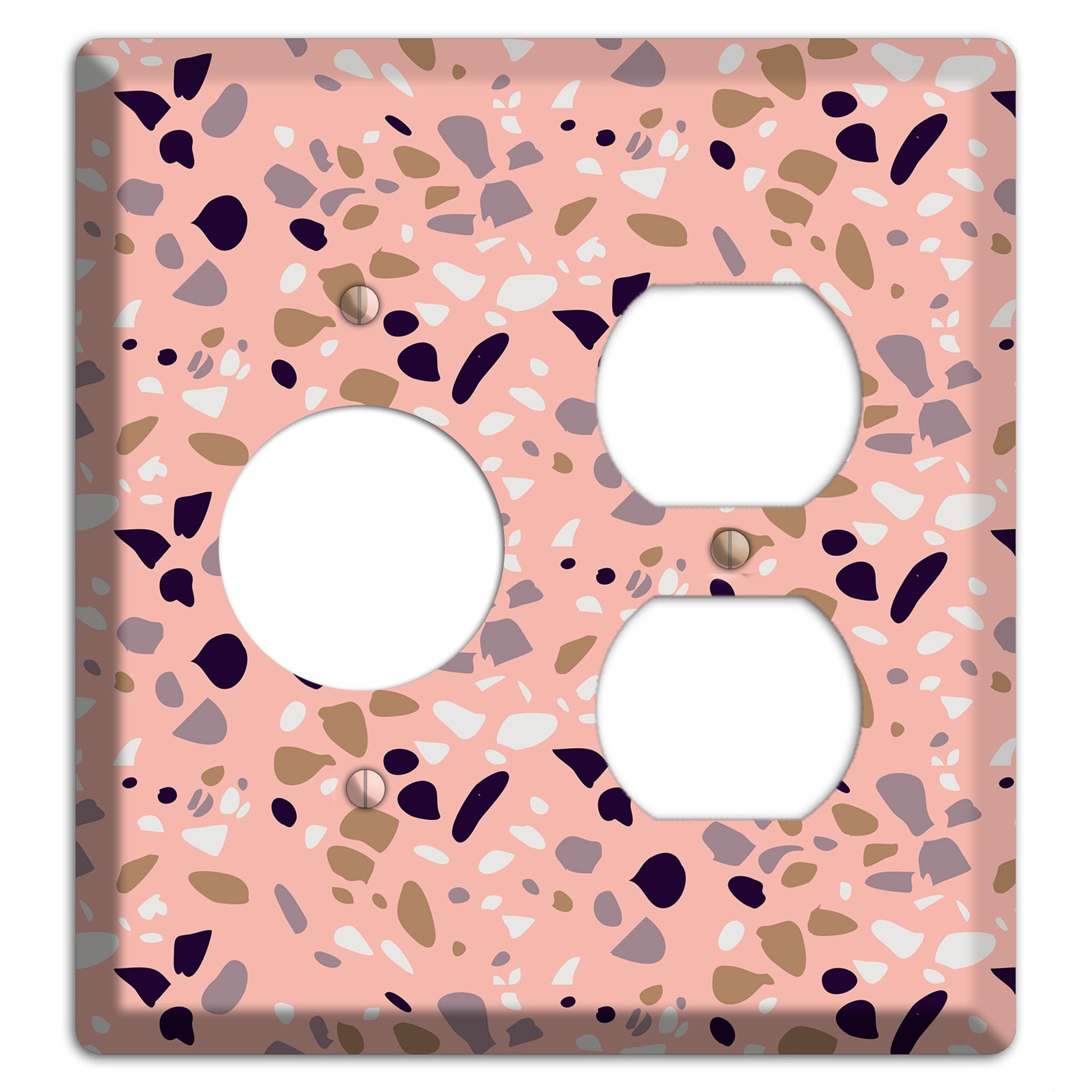 Petal Scatter Receptacle / Duplex Wallplate