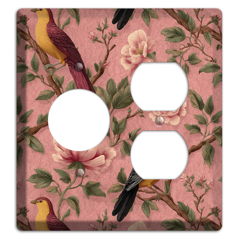 Peony & Perch Receptacle / Duplex Wallplate