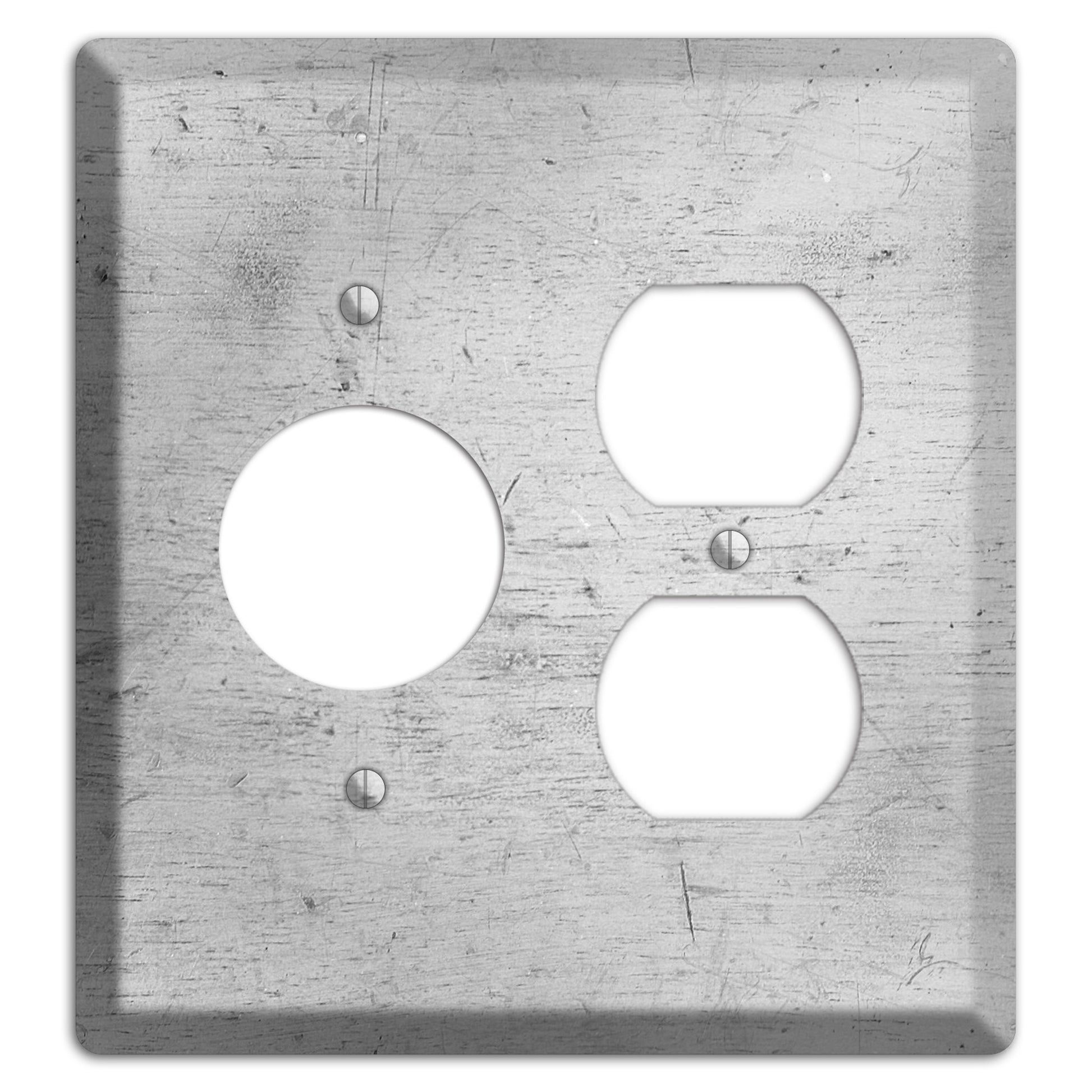 Silver Deck Receptacle / Duplex Wallplate