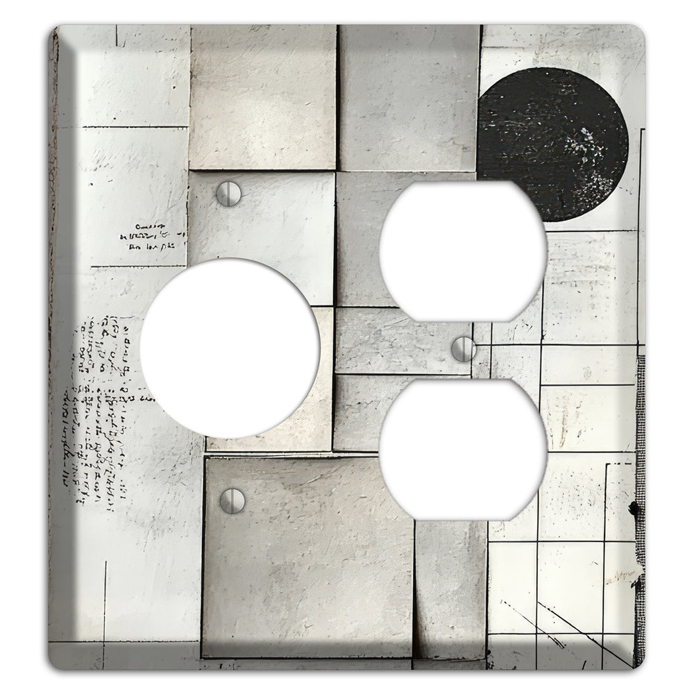 Cartographer's Quiet Ruin Receptacle / Duplex Wallplate