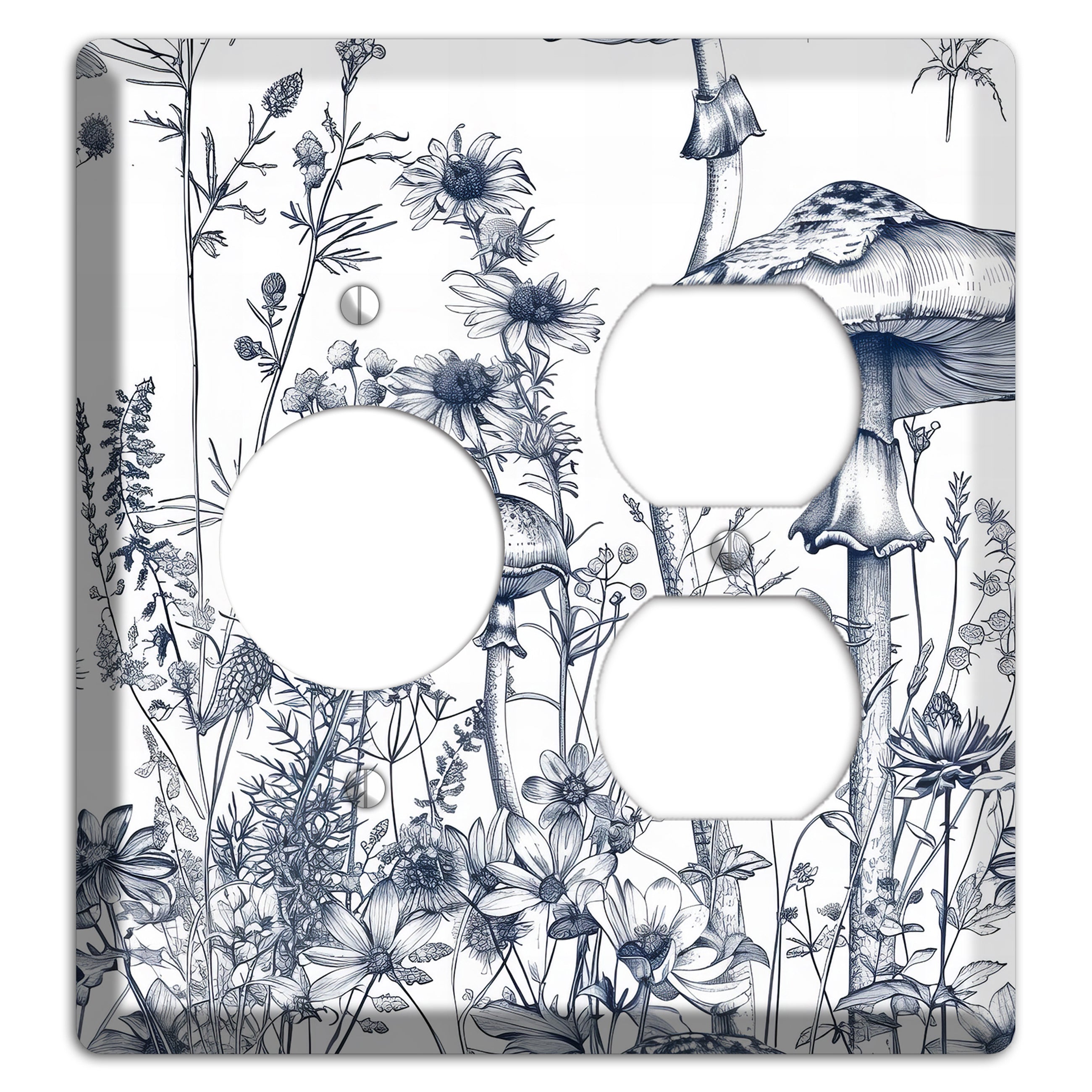 Forager's Meadow Spell Receptacle / Duplex Wallplate