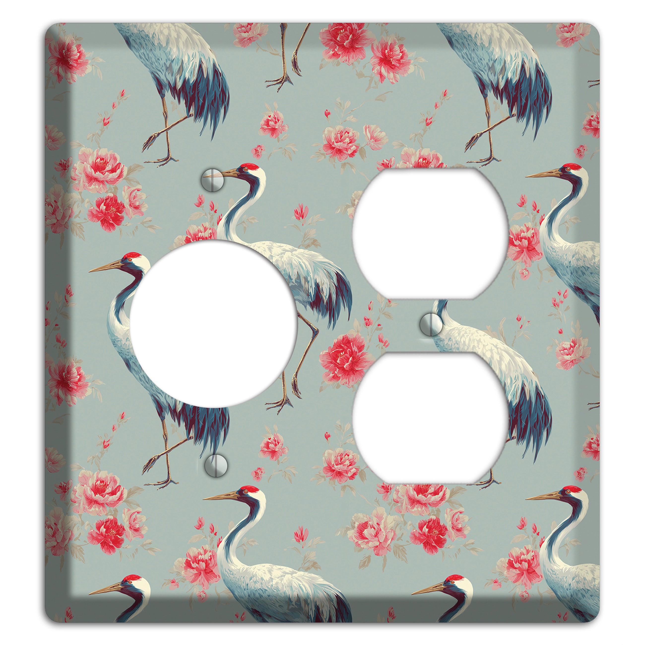 Rose Mist Vigil Receptacle / Duplex Wallplate