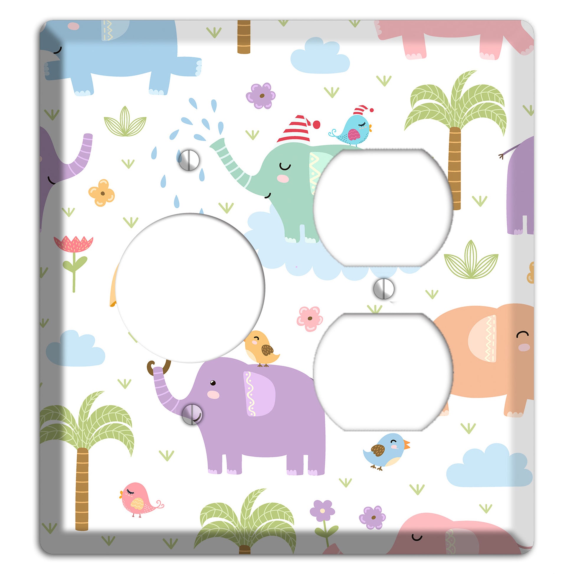 Elephant Dreams Receptacle / Duplex Wallplate