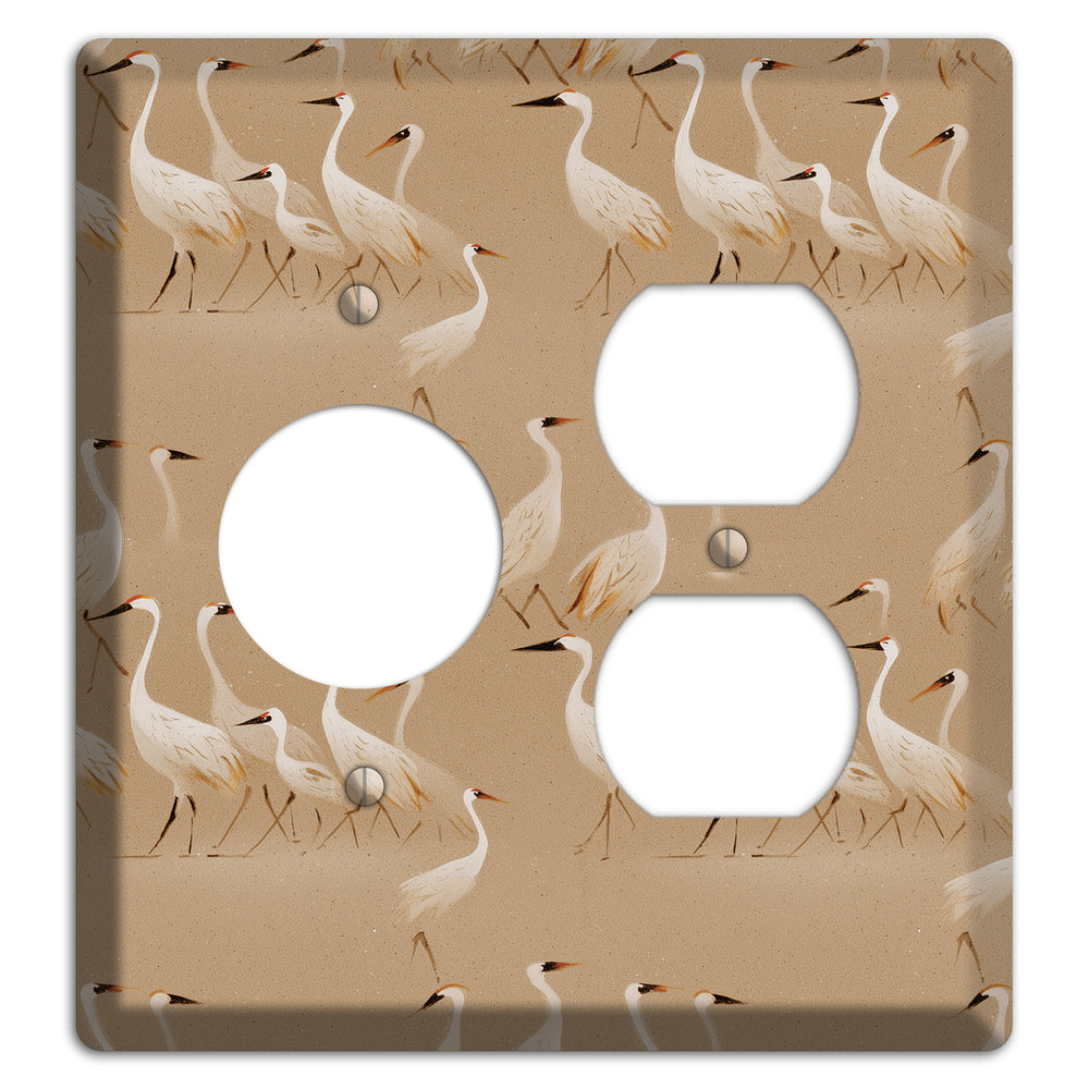 Sandy Shore Gathering Receptacle / Duplex Wallplate