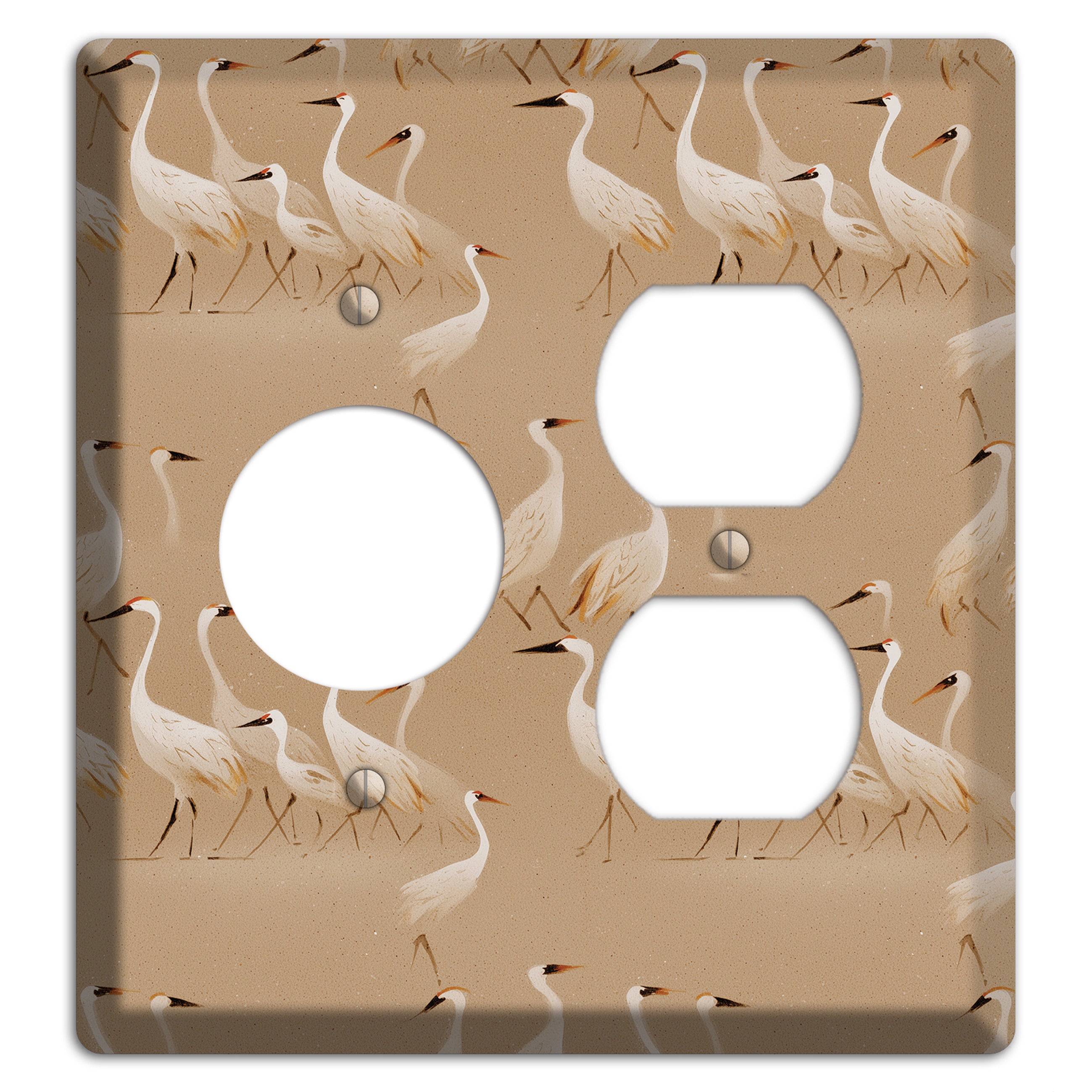 Sandy Shore Gathering Receptacle / Duplex Wallplate