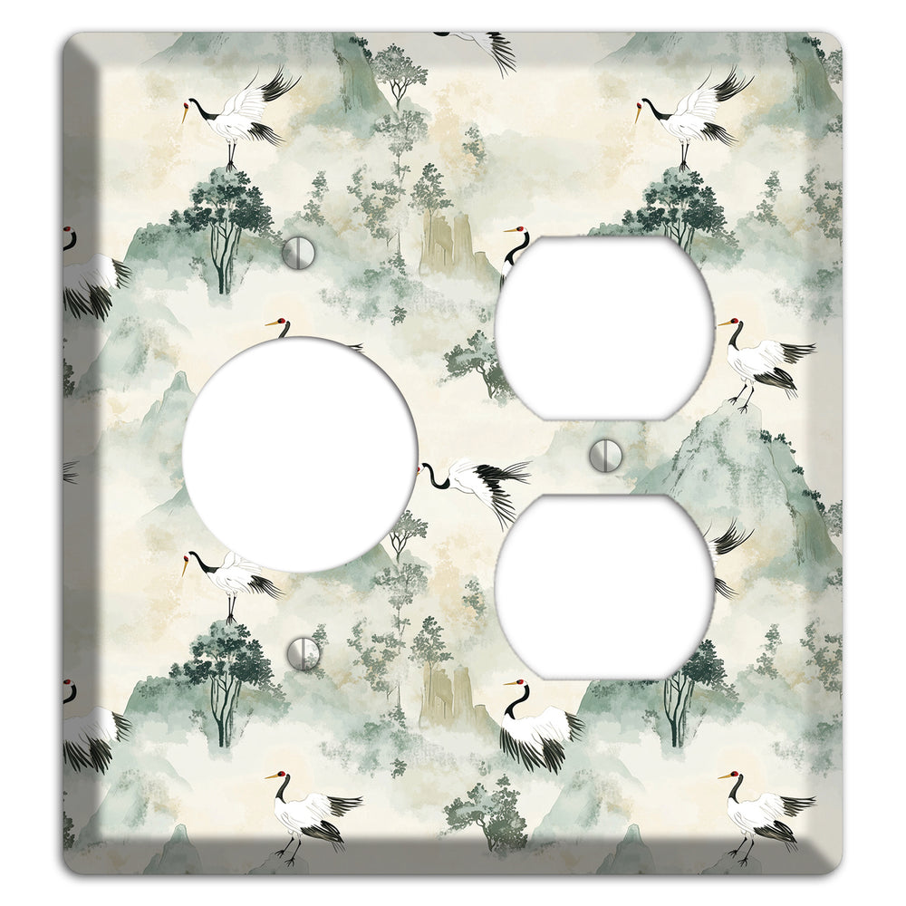 Jade Mountain Passage Receptacle / Duplex Wallplate