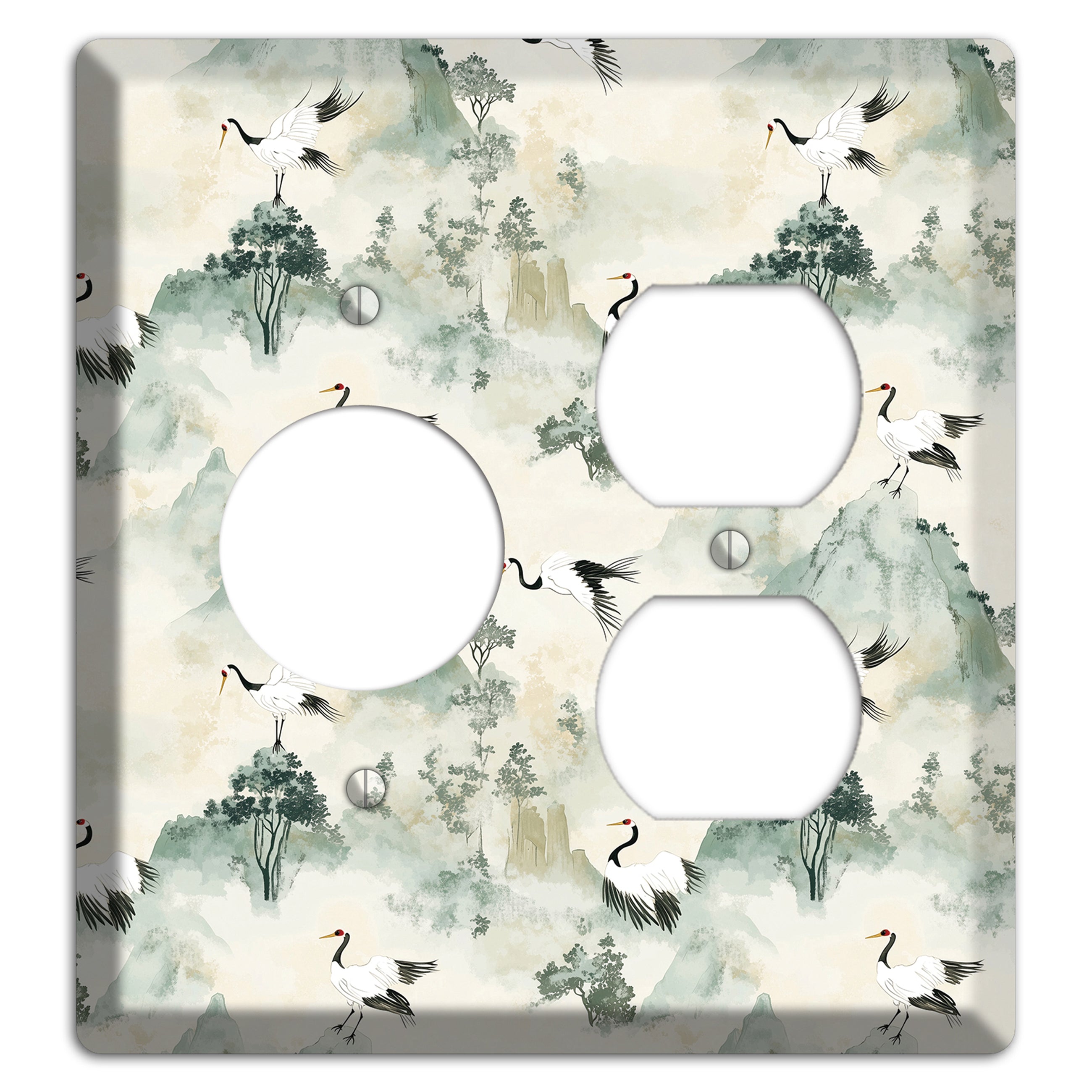 Jade Mountain Passage Receptacle / Duplex Wallplate