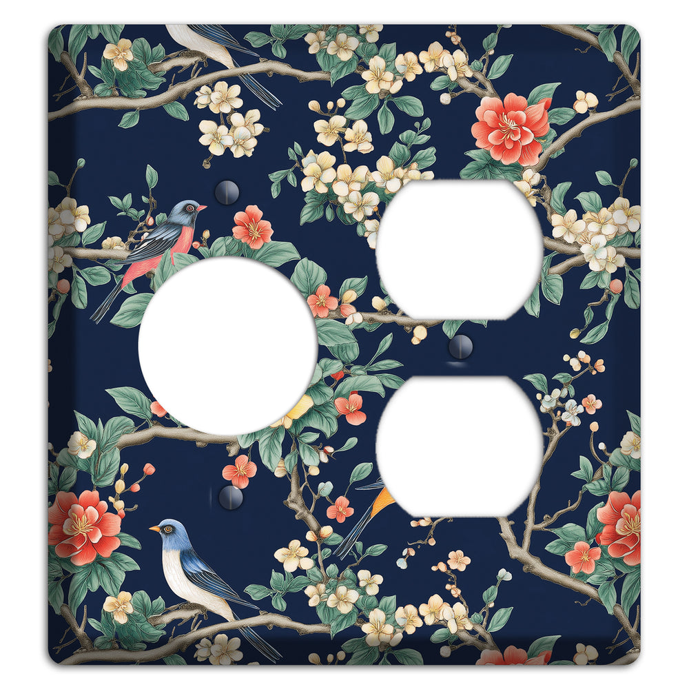Songbirds & Blossoms Receptacle / Duplex Wallplate