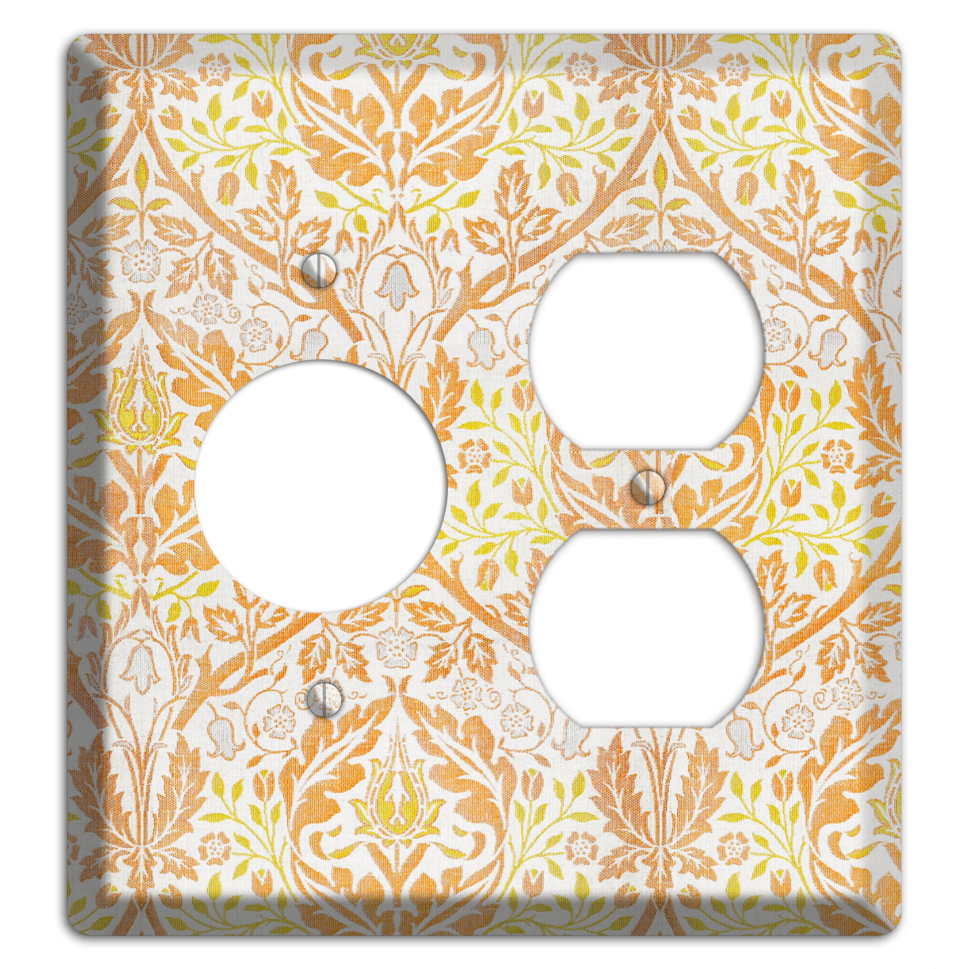 Citrus Tapestry Receptacle / Duplex Wallplate