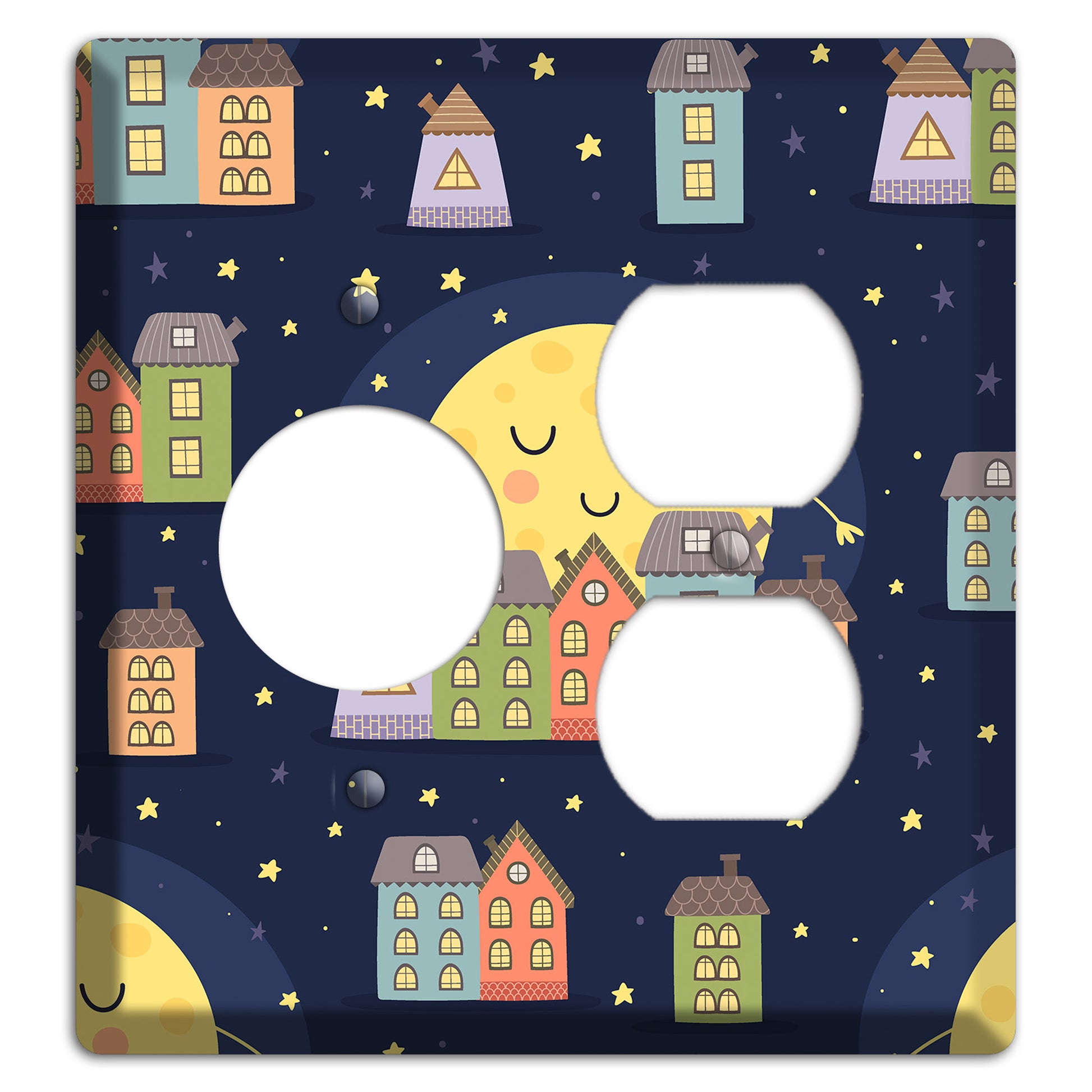 Sleepy Town Receptacle / Duplex Wallplate