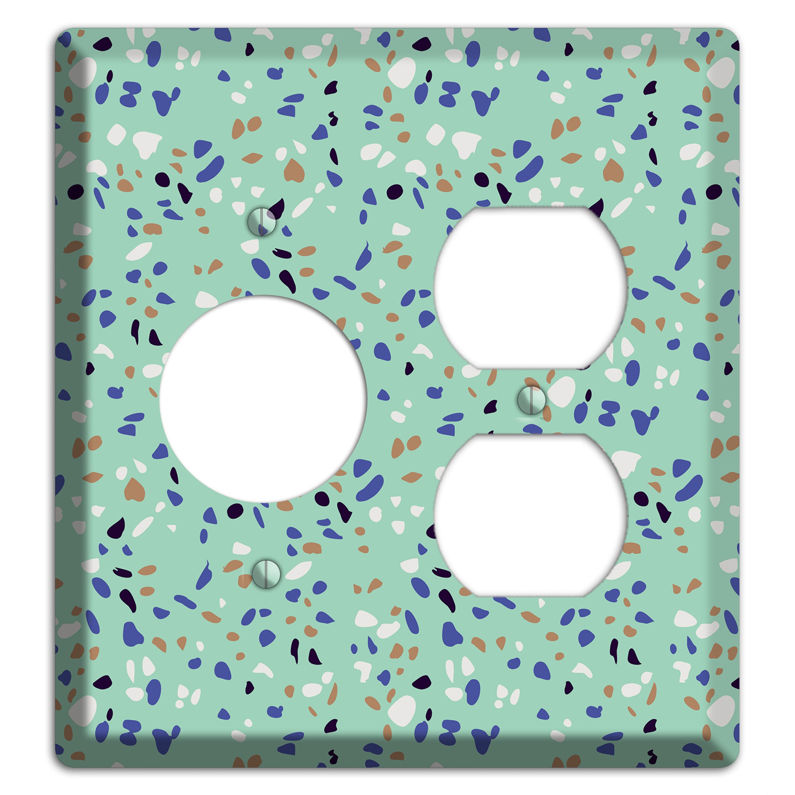 Sea Breeze Confetti Receptacle / Duplex Wallplate