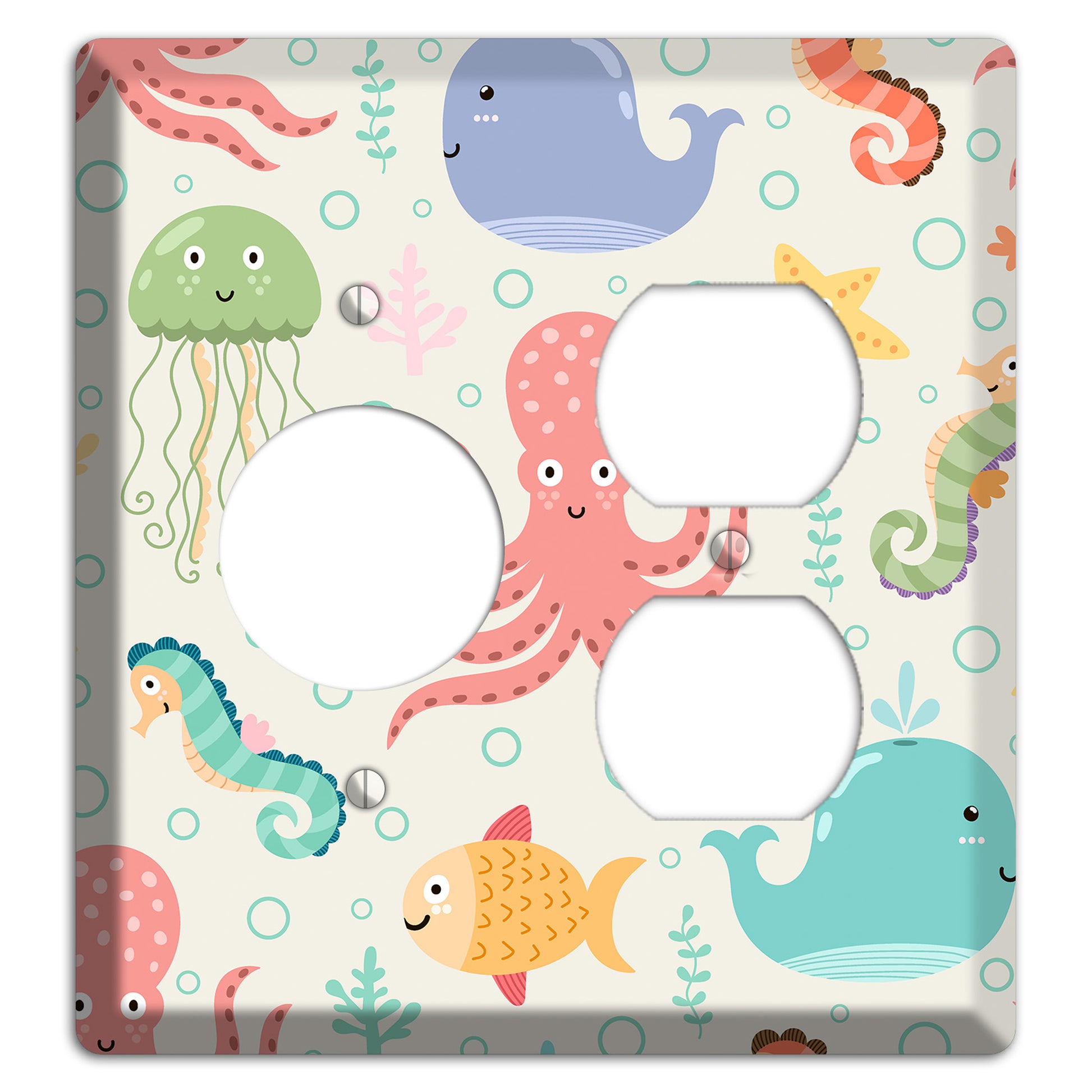 Ocean Buddies Receptacle / Duplex Wallplate