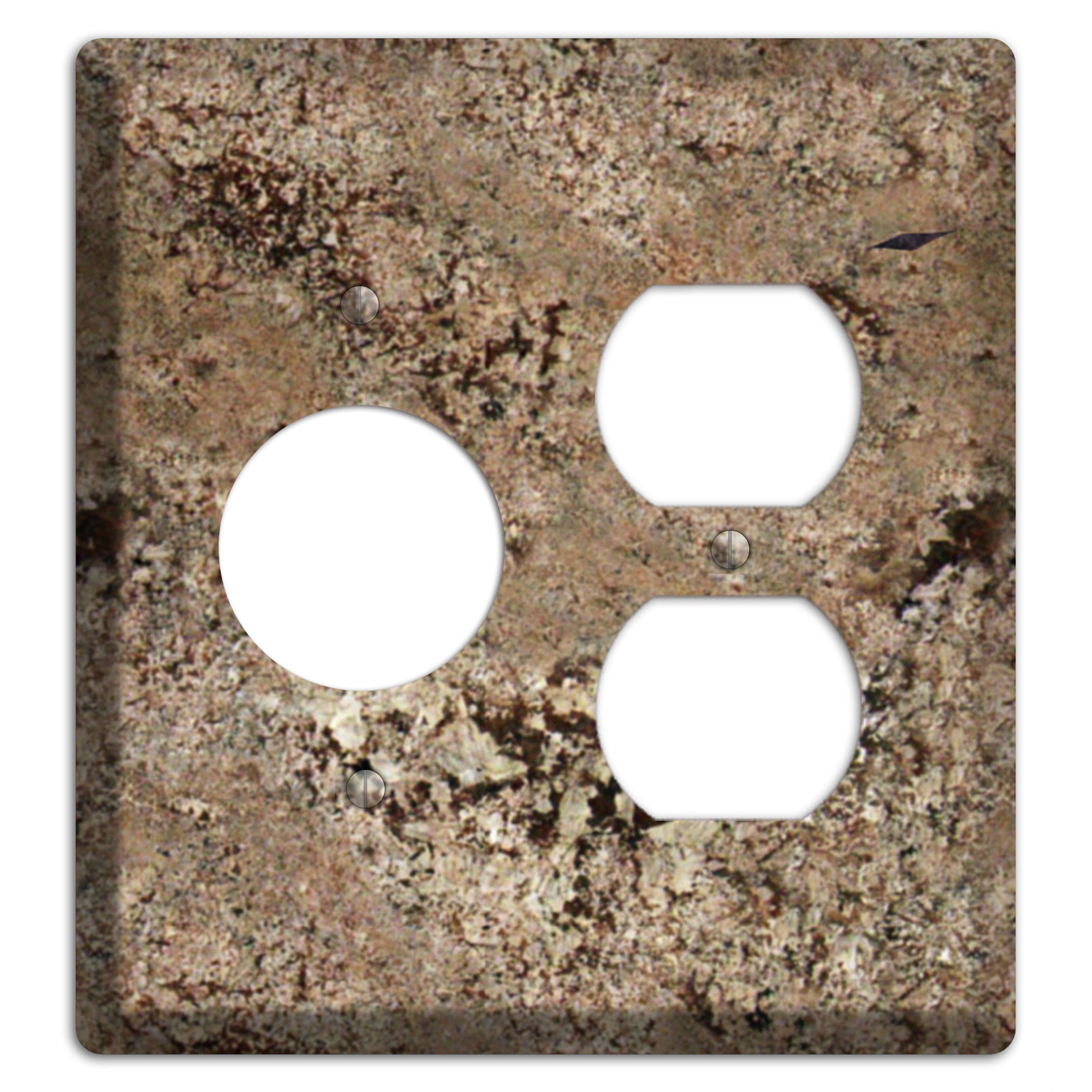 Crema Bordeaux Granite Receptacle / Duplex Wallplate