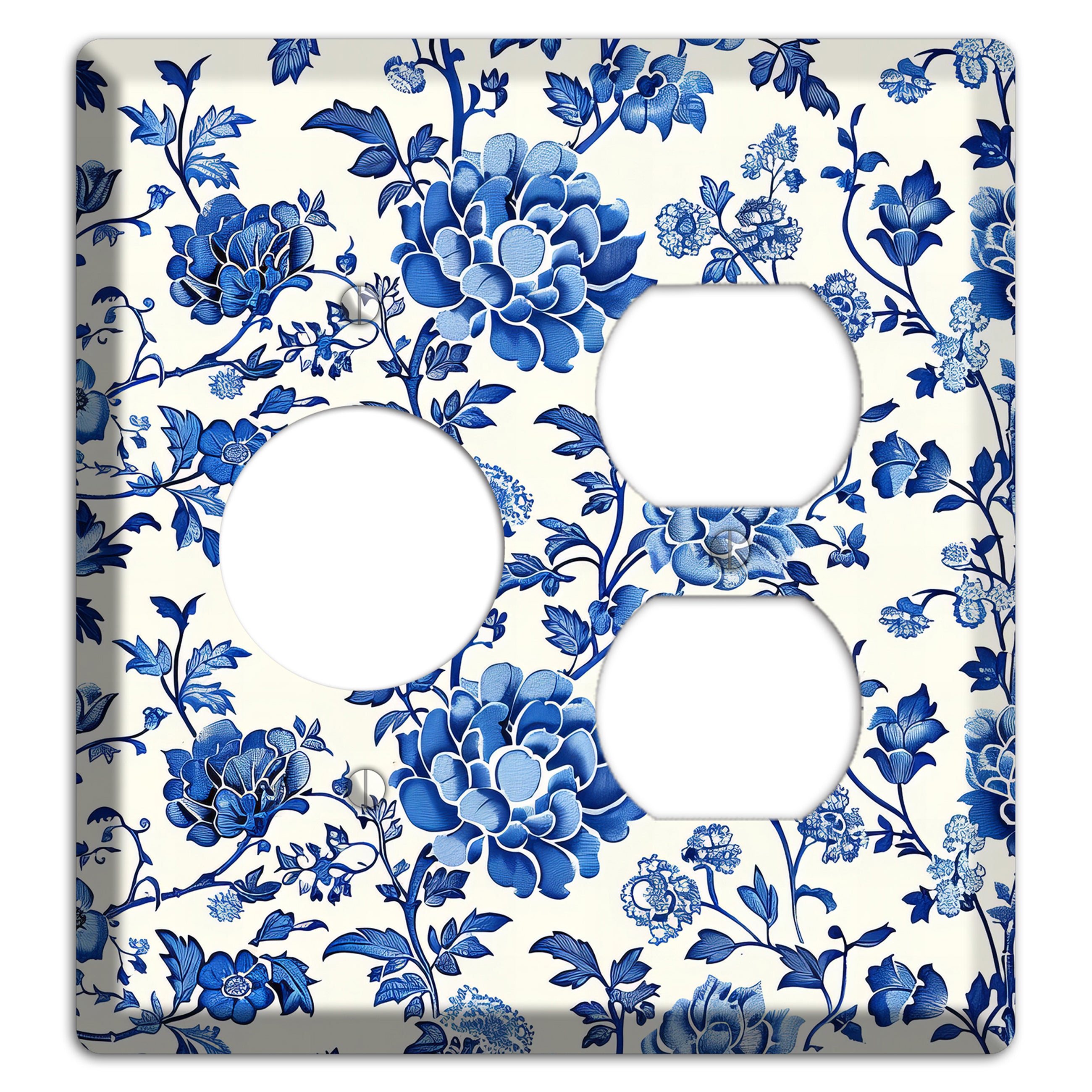 Porcelain Garden Reverie Receptacle / Duplex Wallplate