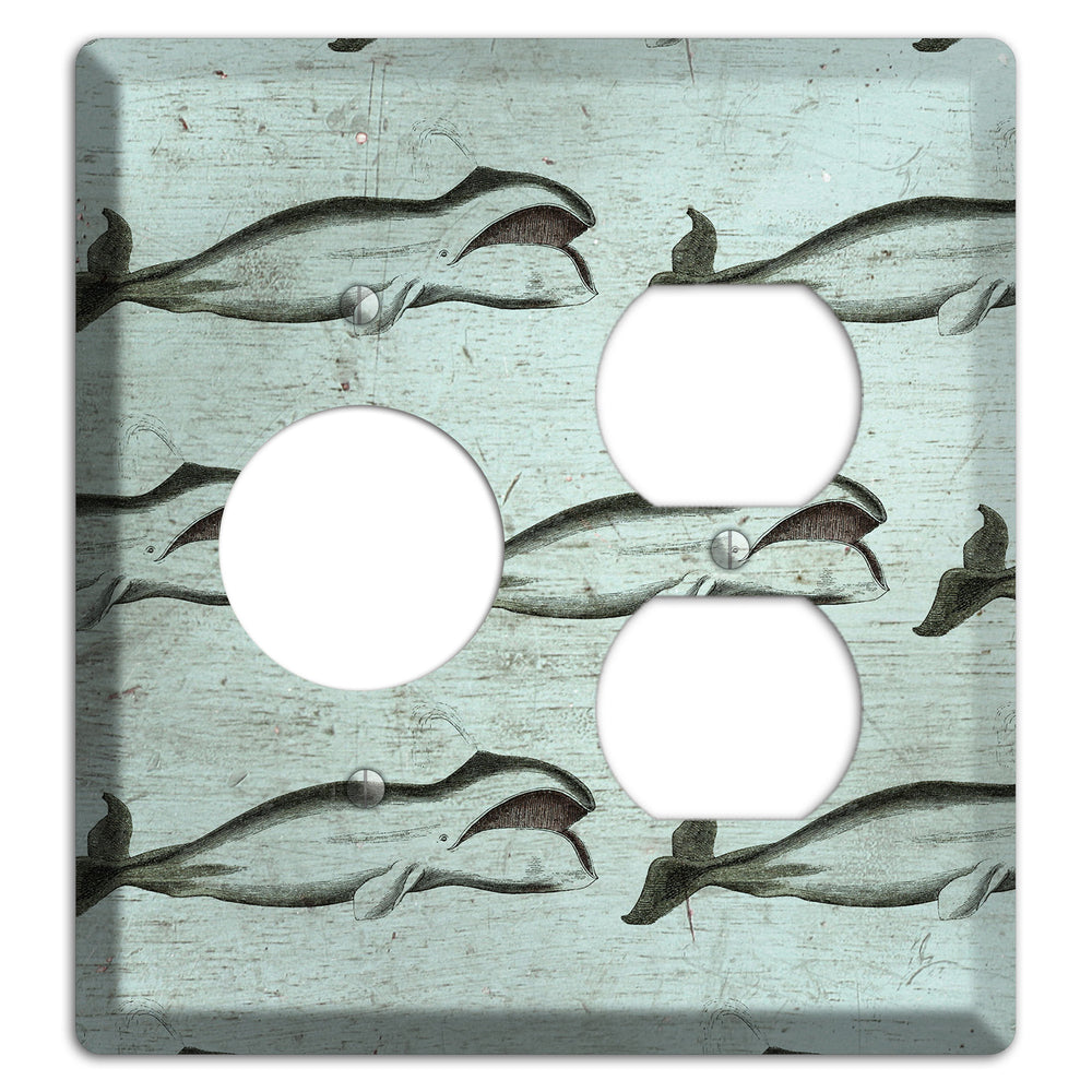 Whale Watch Receptacle / Duplex Wallplate