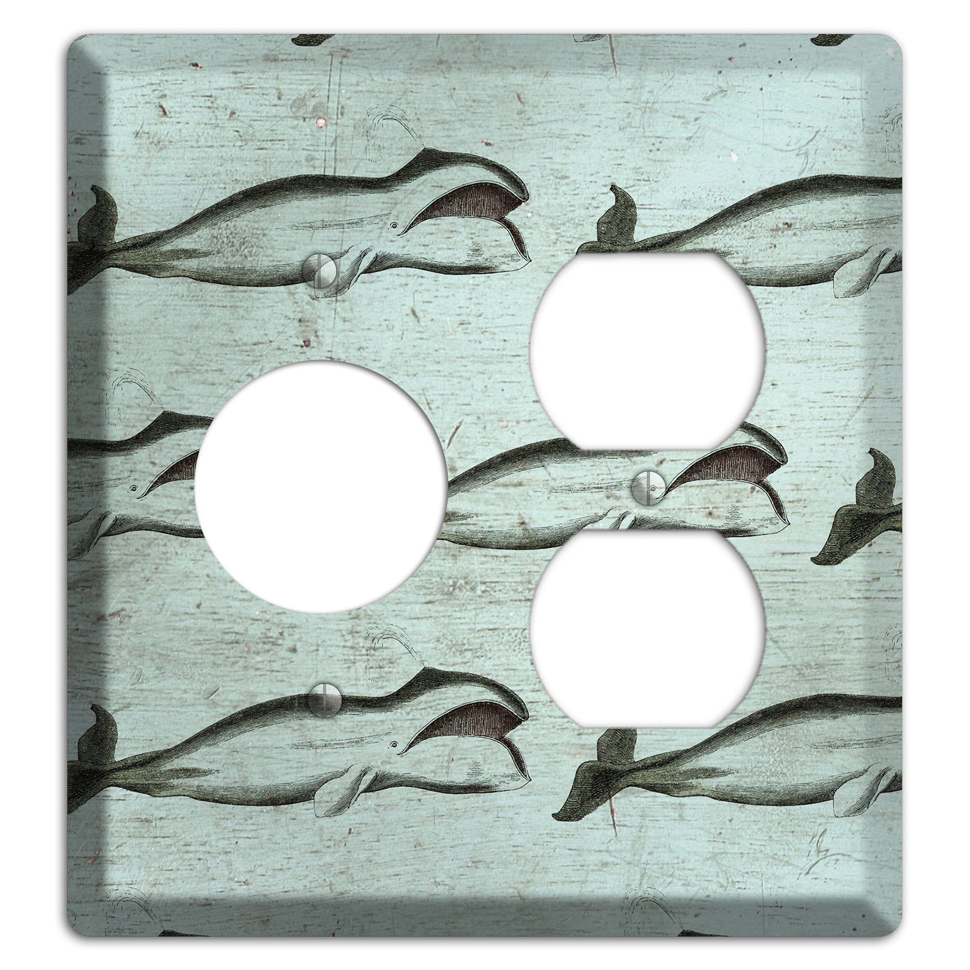 Whale Watch Receptacle / Duplex Wallplate