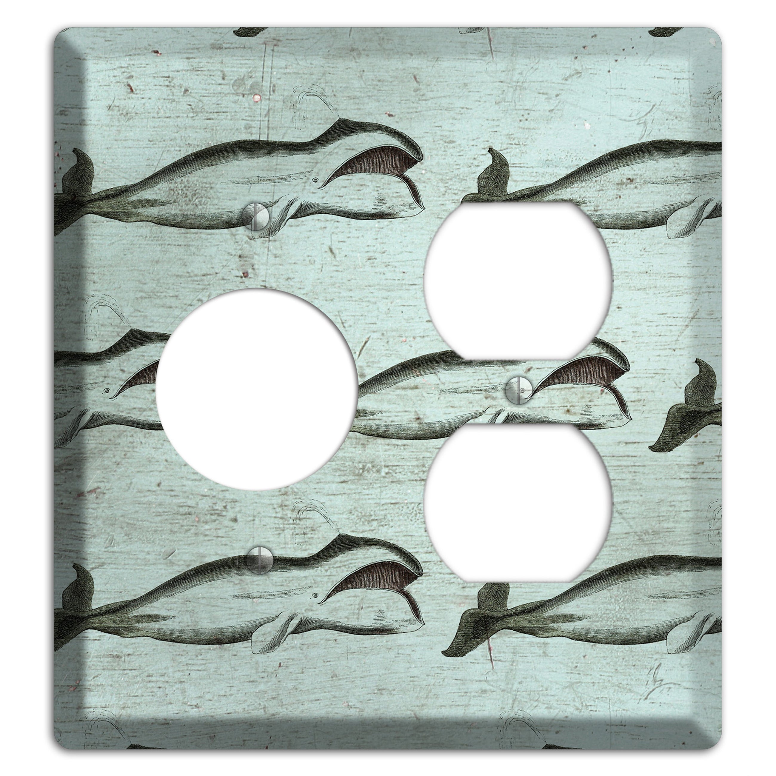 Whale Watch Receptacle / Duplex Wallplate