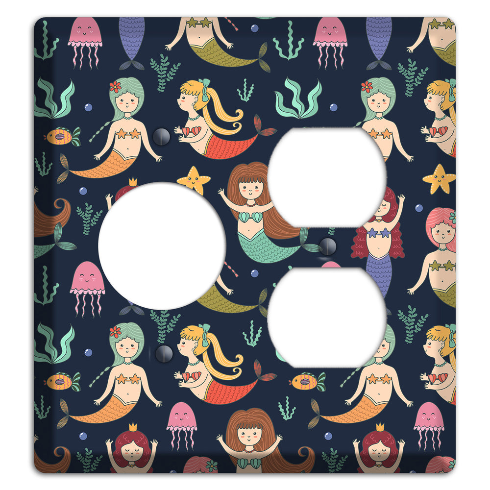 Mermaid Lagoon Party Receptacle / Duplex Wallplate
