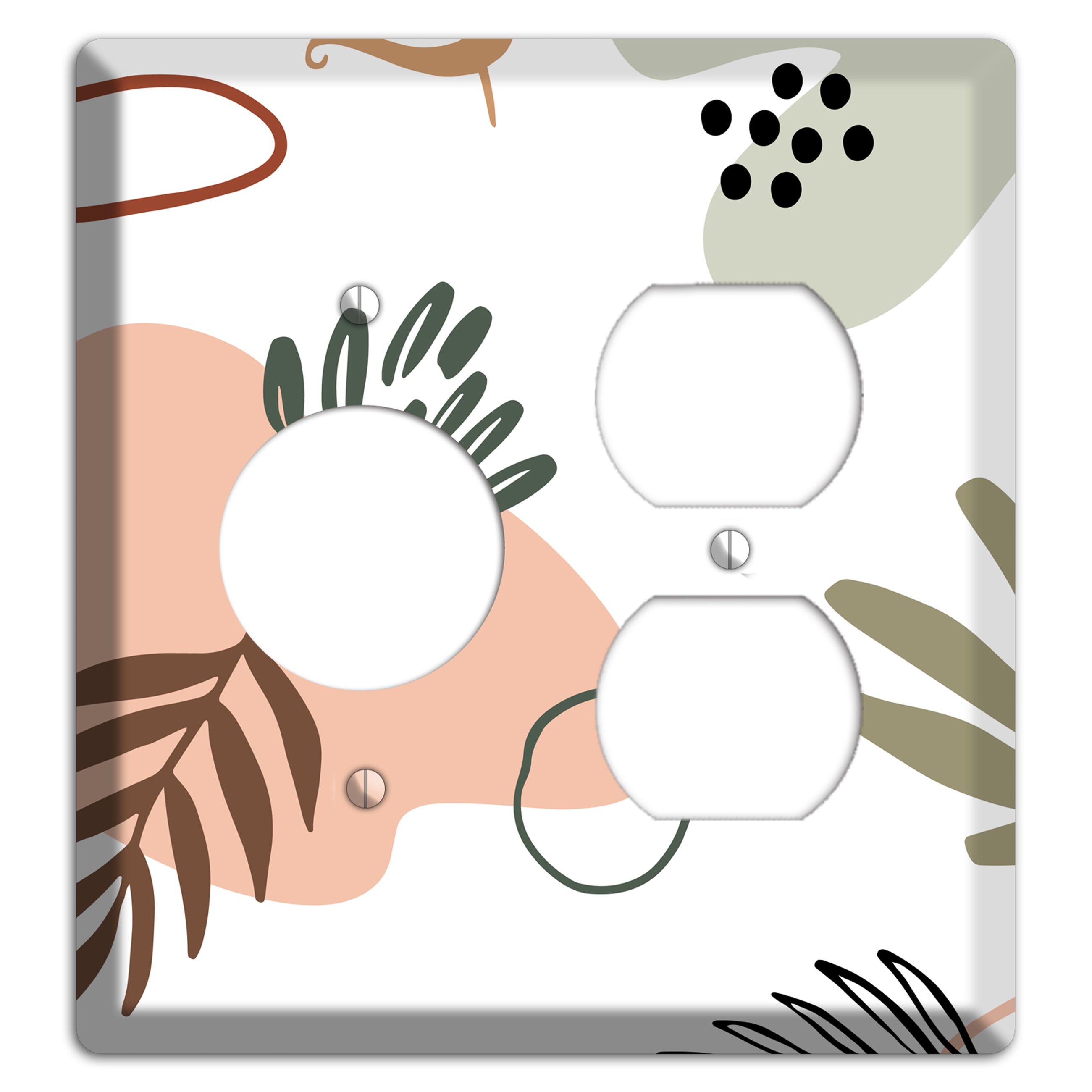 Botanical Scatter Receptacle / Duplex Wallplate
