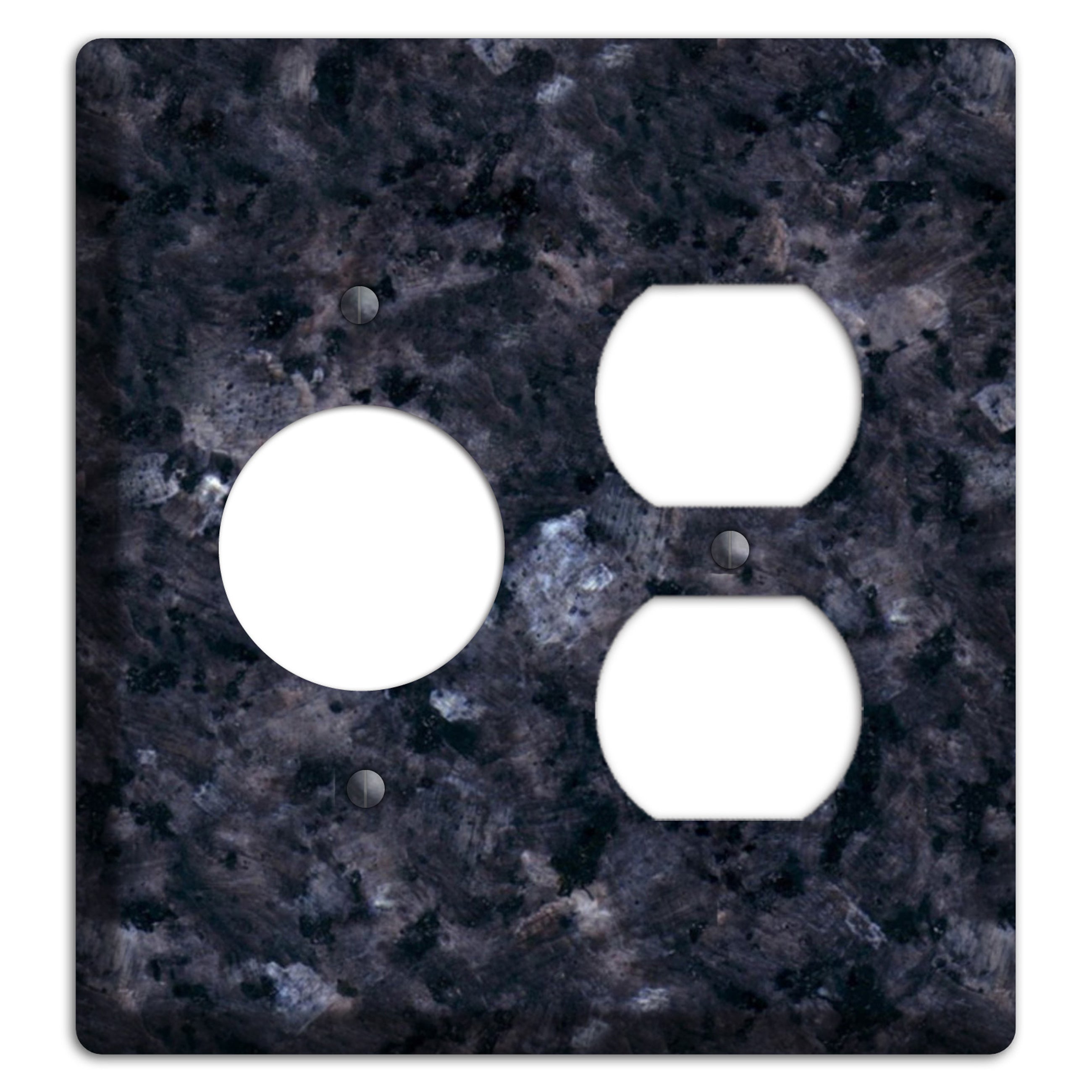 Blue Pearl Granite Receptacle / Duplex Wallplate