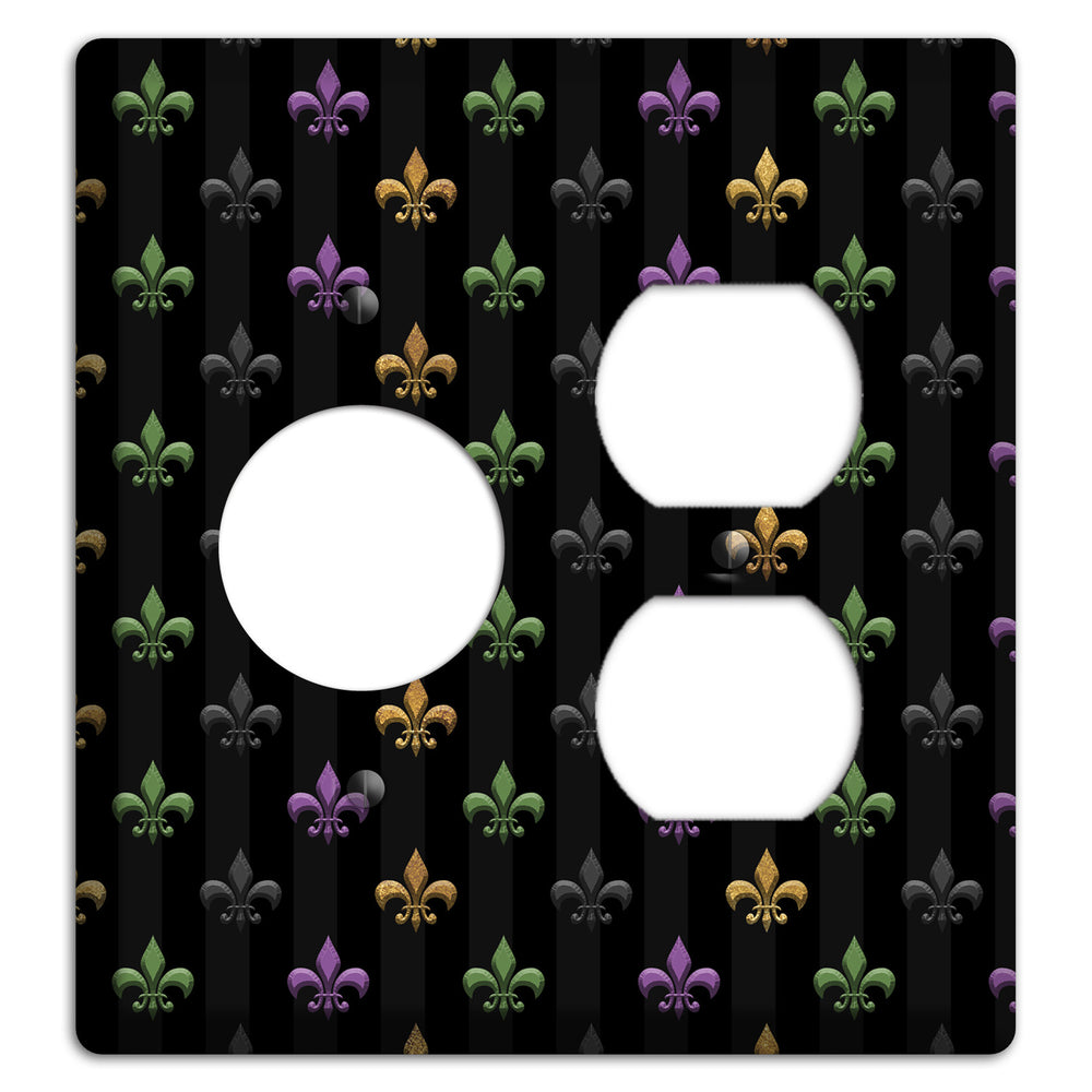 Midnight Fleur Receptacle / Duplex Wallplate